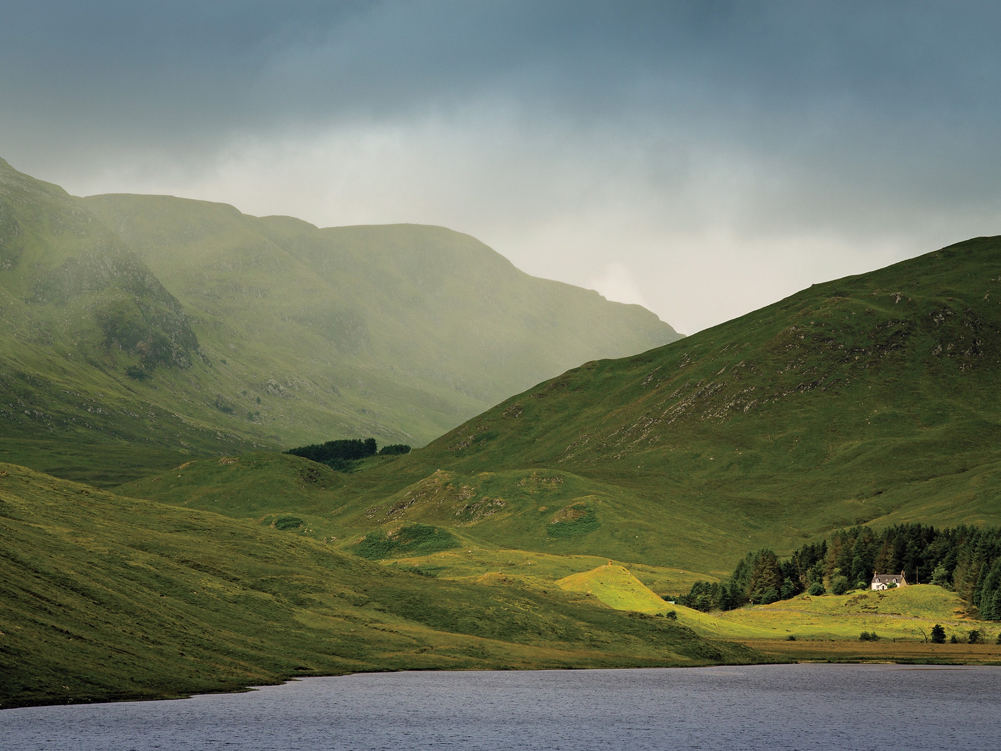 Scenery Night In Scotland Wallpapers