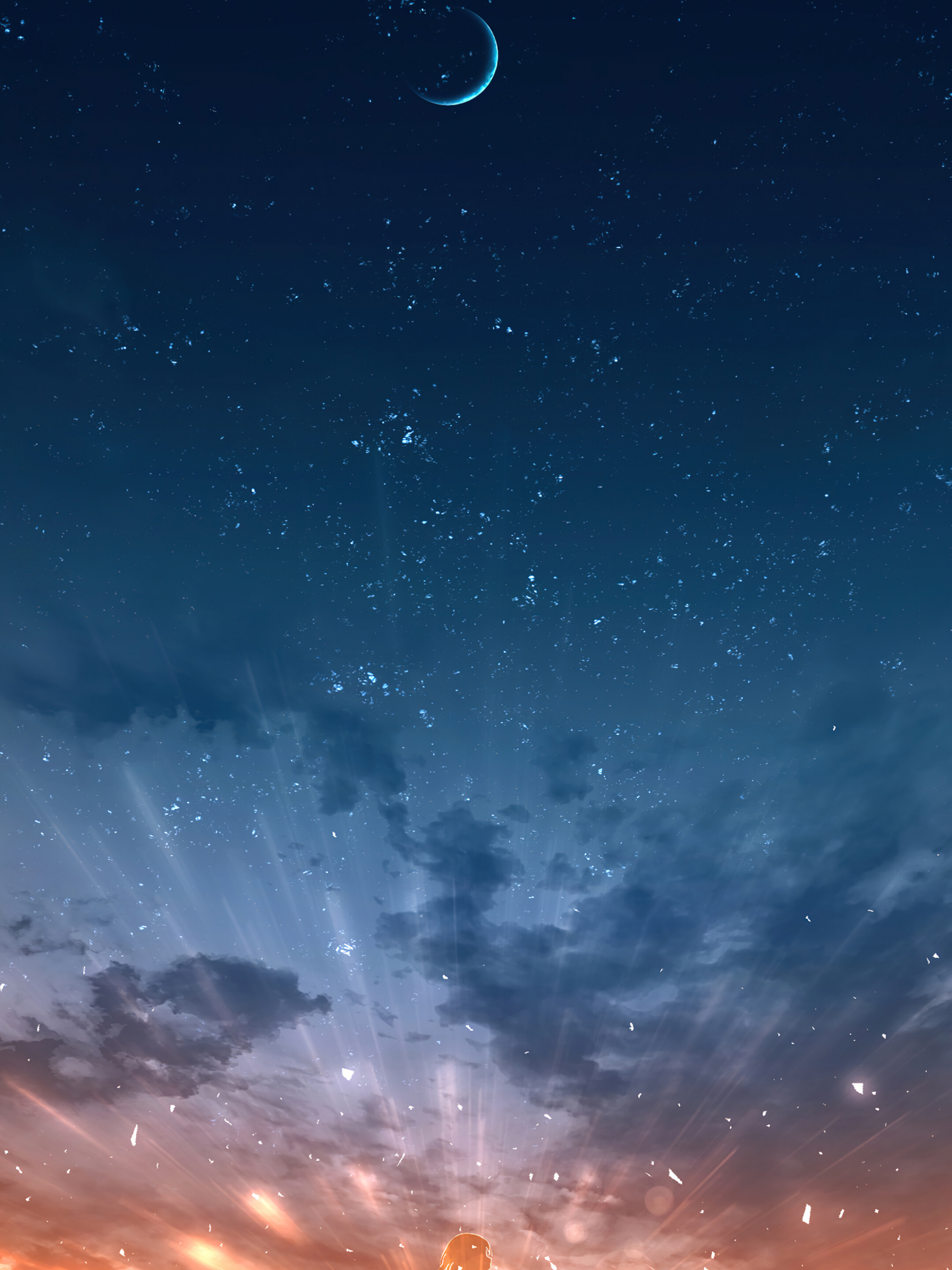 Scenery Sunset Stars Wallpapers