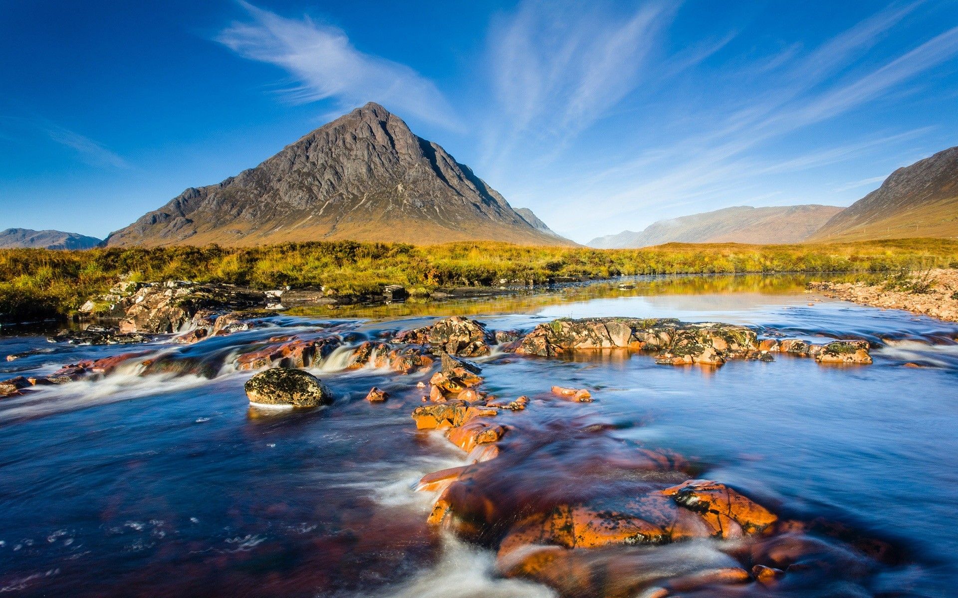 Scotland Beautiful Mountains Lake Wallpapers