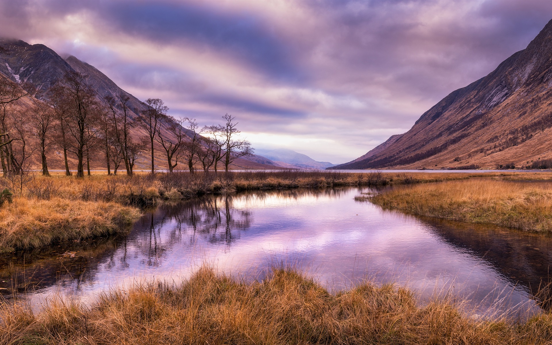 Scotland Beautiful Mountains Lake Wallpapers