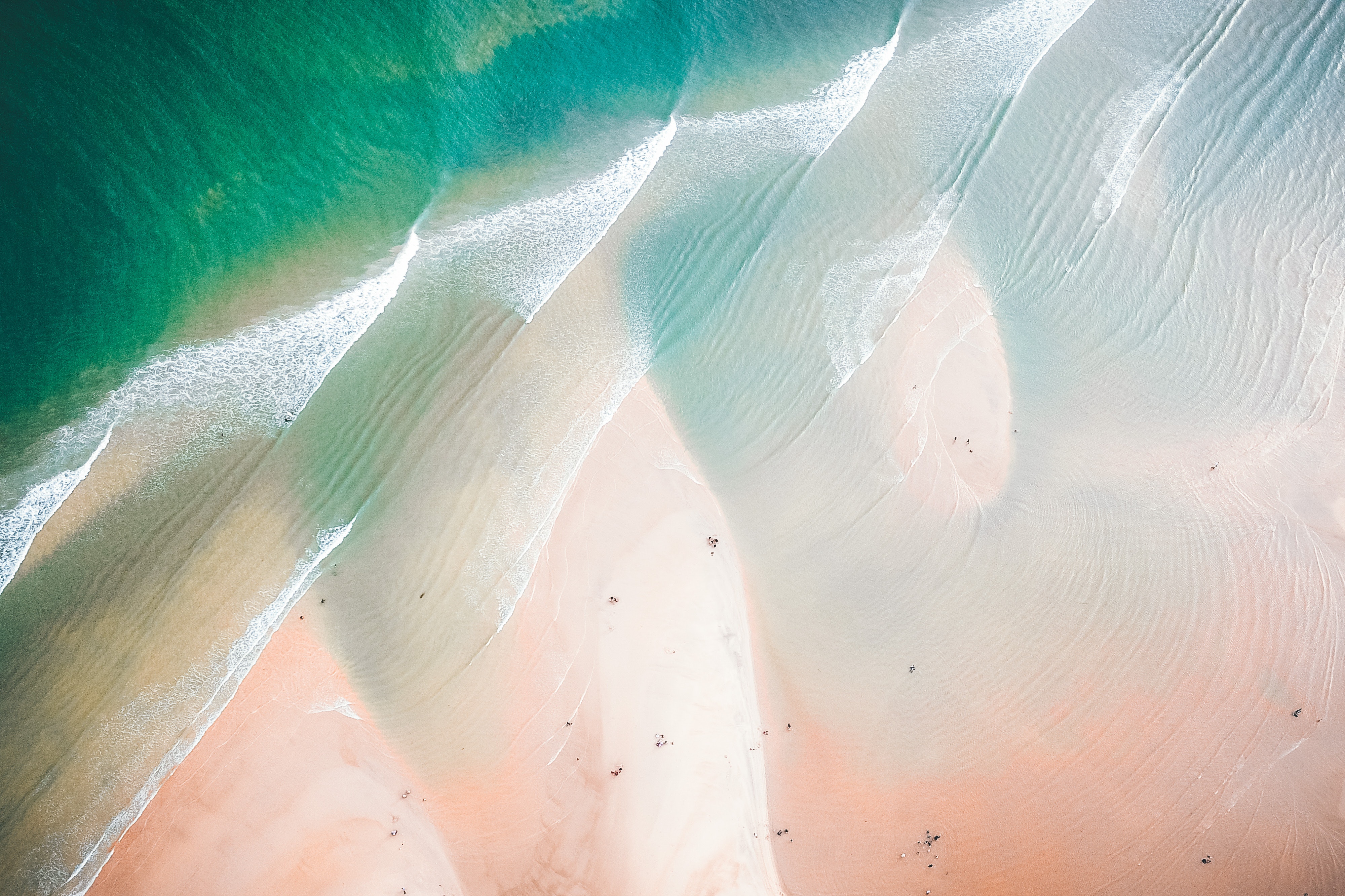 Sea Gradient Shore Wallpapers