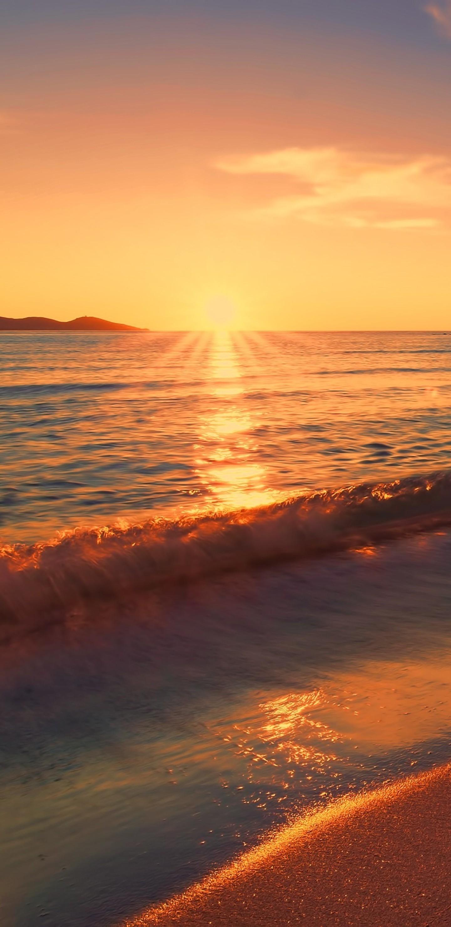 Sea Shore And Sunset Wallpapers