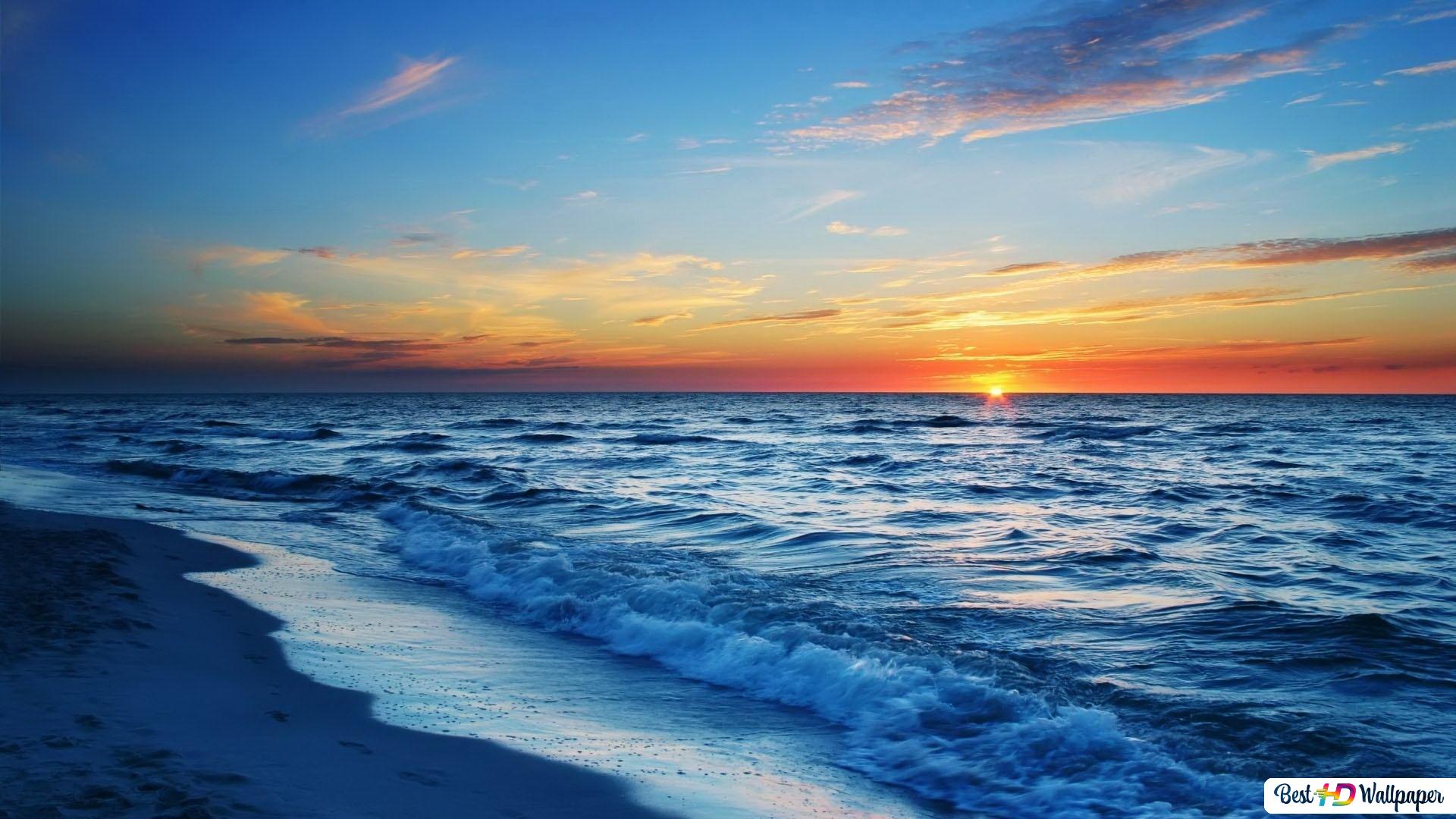 Sea Shore And Sunset Wallpapers