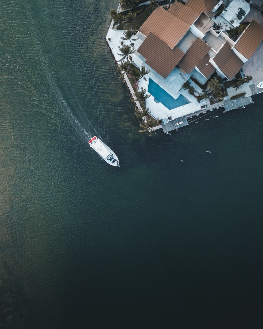 Sea Vehicle Boat Aerial View Wallpapers