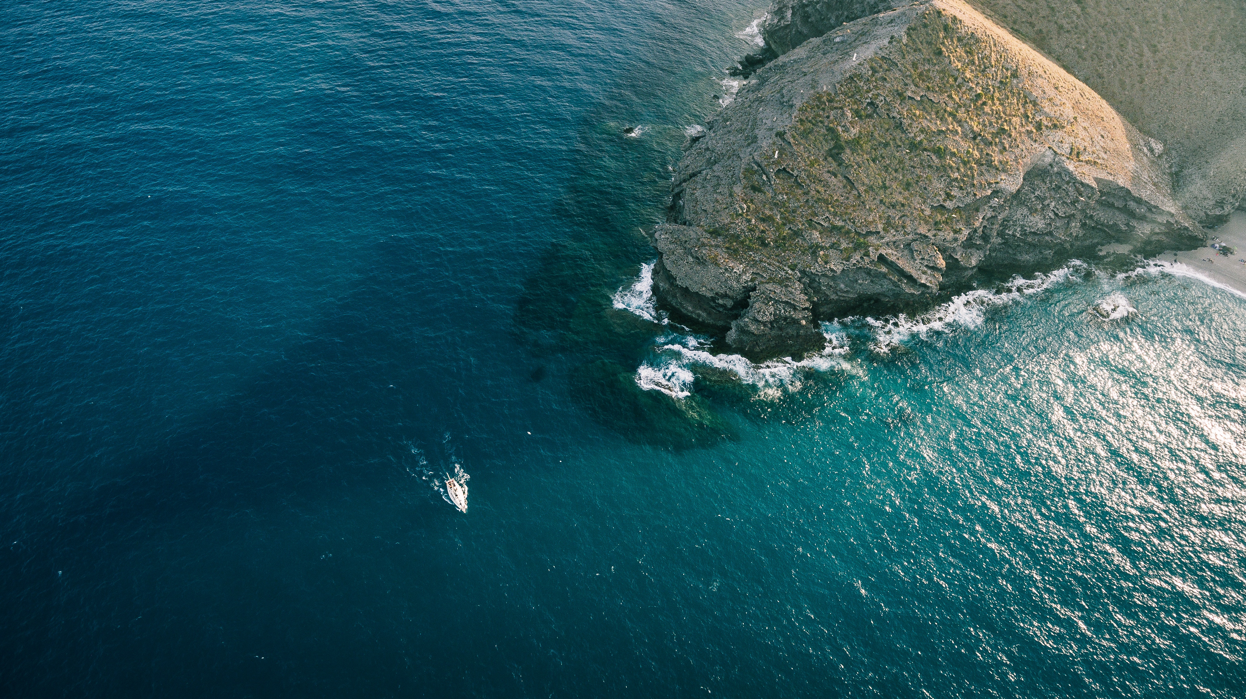 Sea Vehicle Boat Aerial View Wallpapers