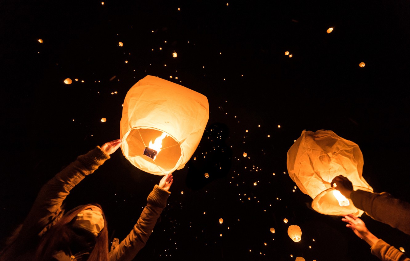 Sky Lanterns Wallpapers