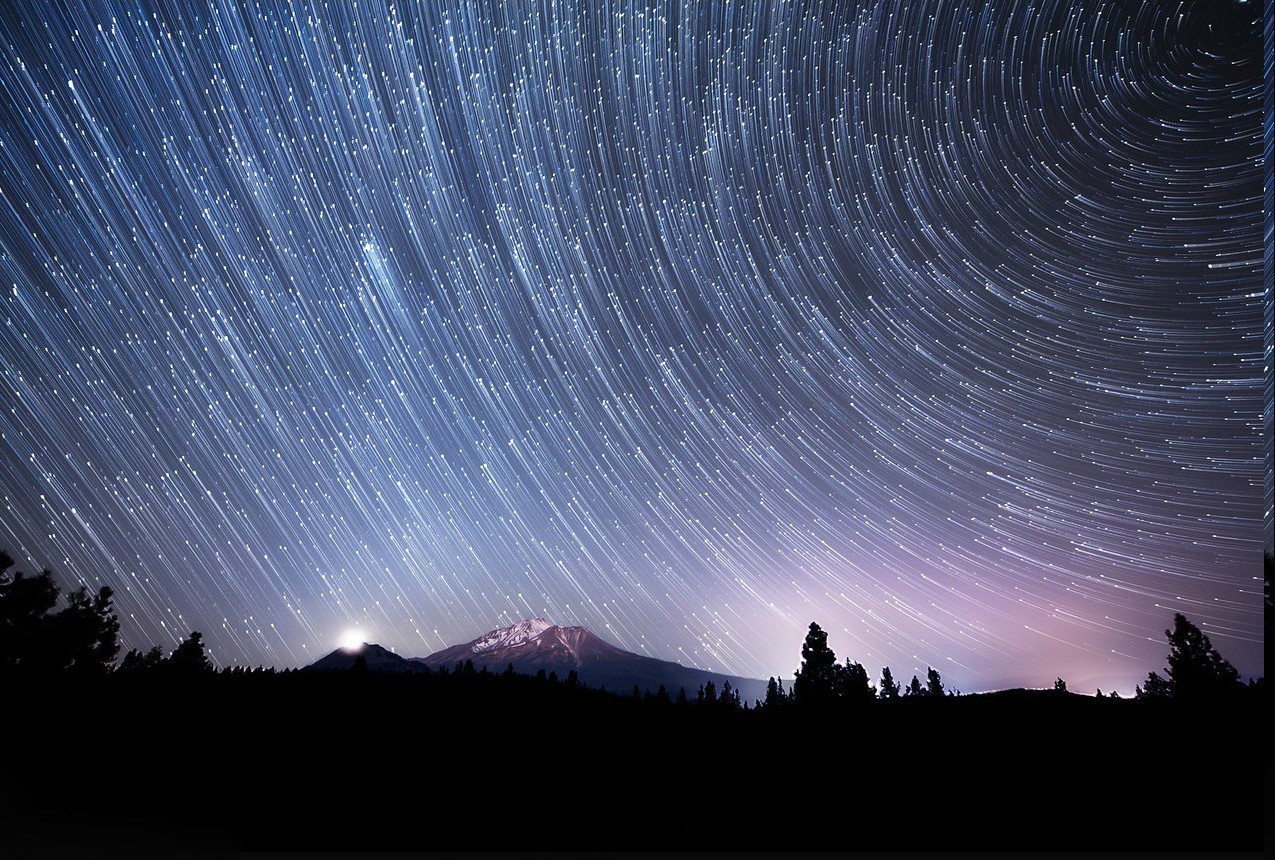 Star Trail In The Night Sky Wallpapers