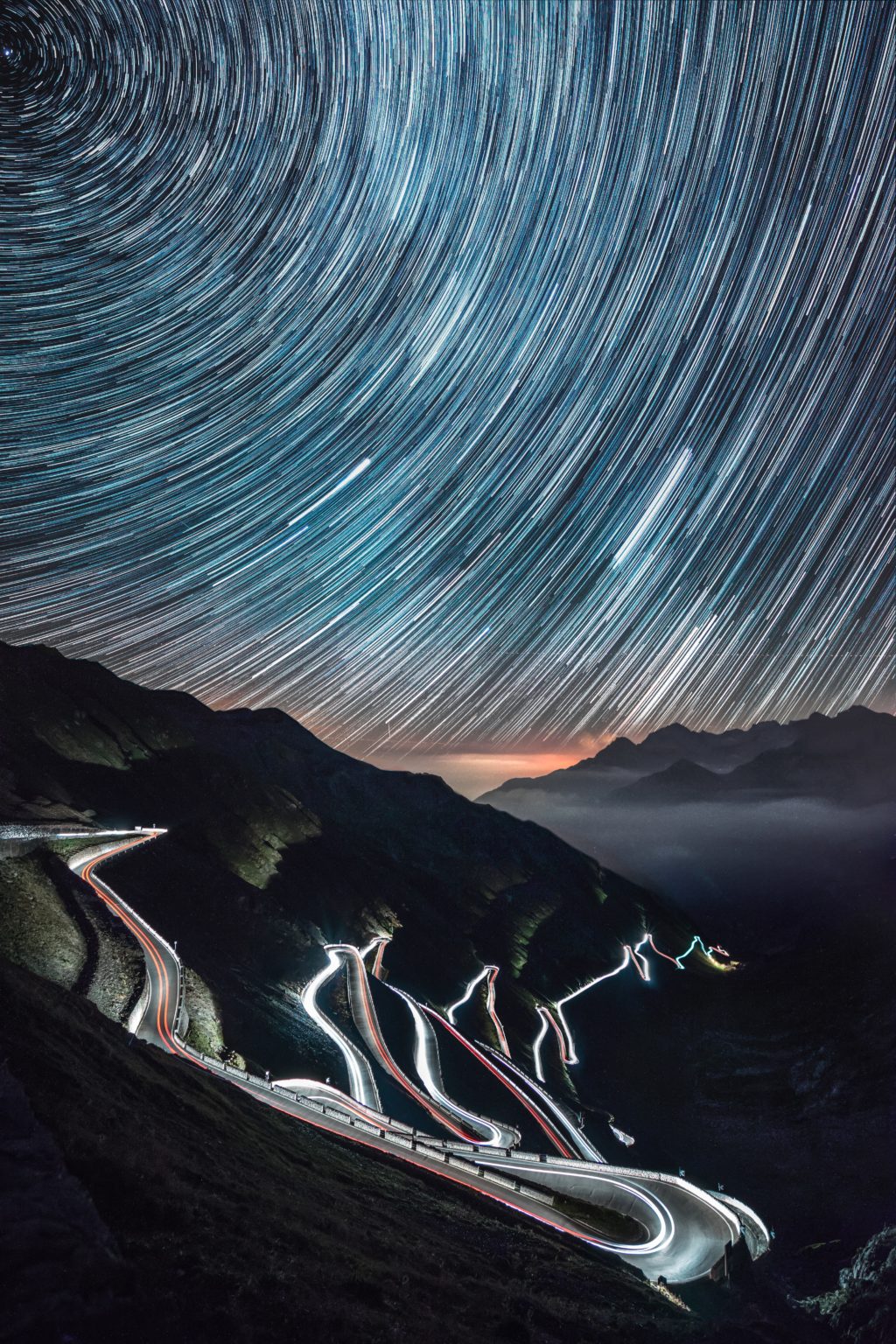 Star Trails Over The Lone Cabin Wallpapers