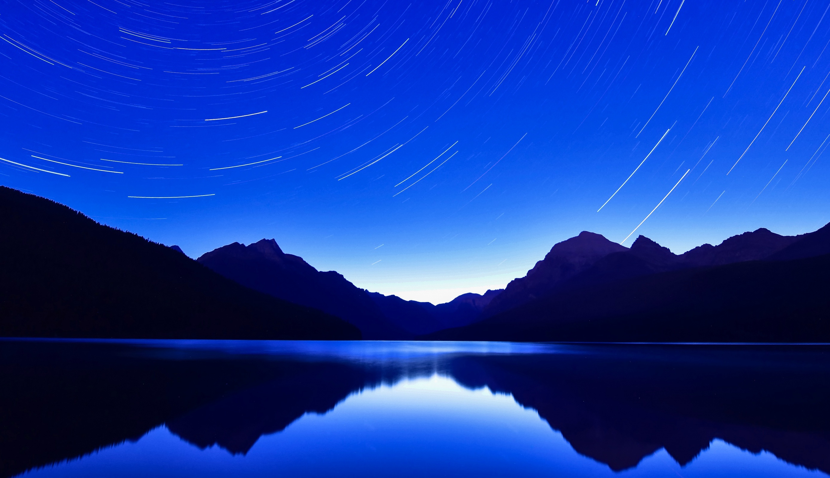 Star Trails Over The Lone Cabin Wallpapers