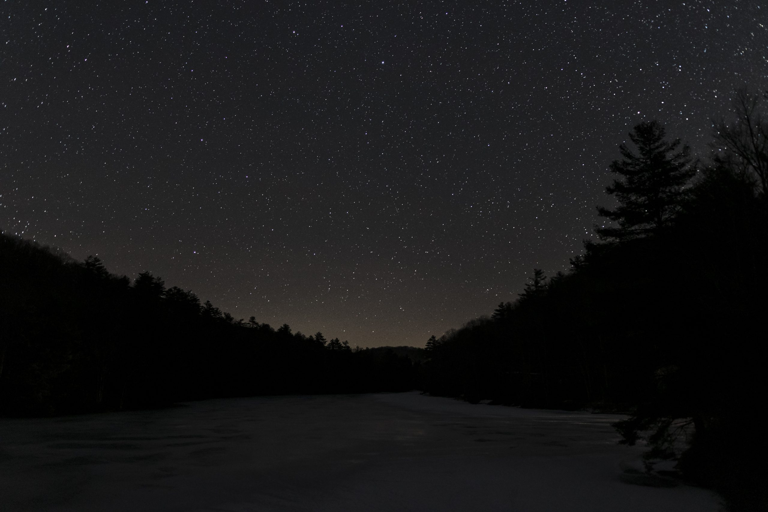 Star Trails Over The Lone Cabin Wallpapers