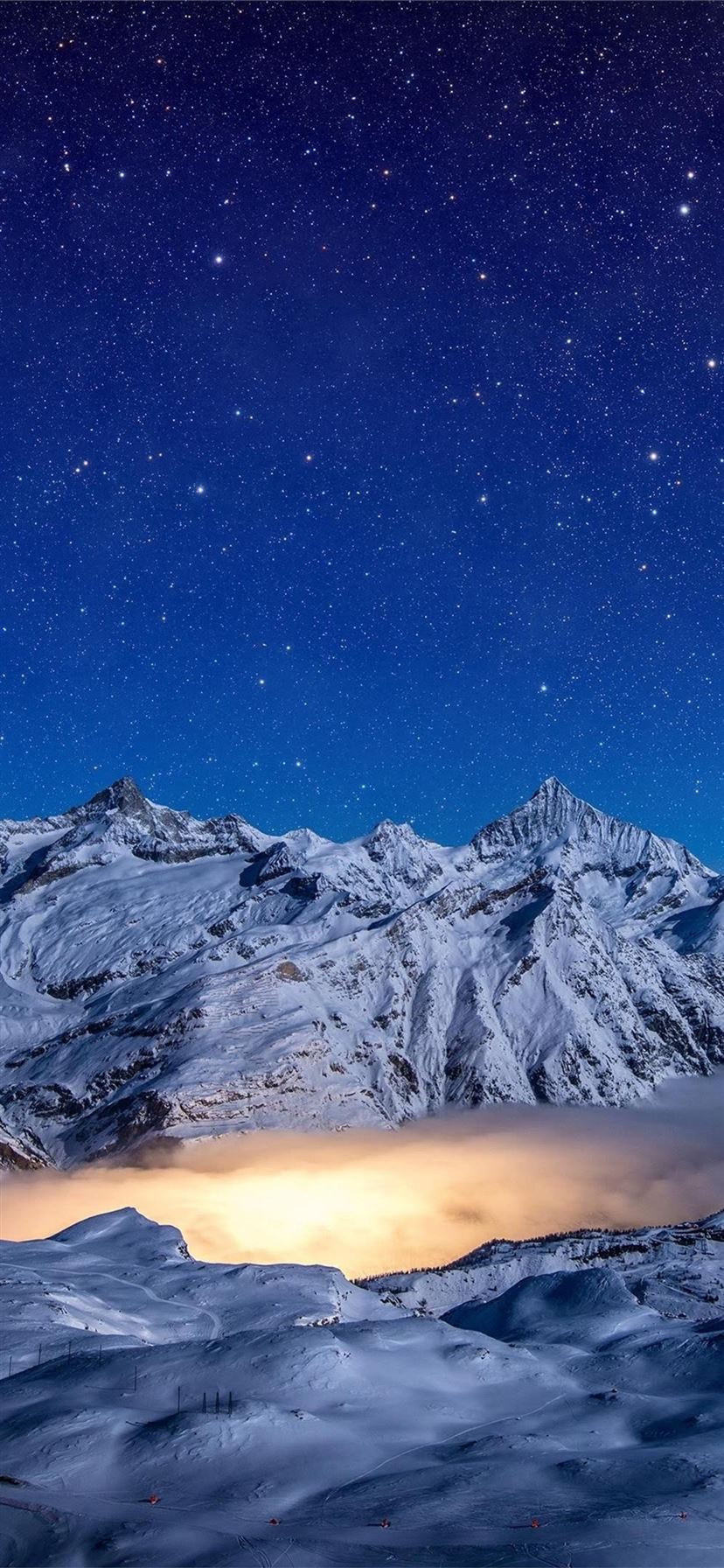 Starry Winter Night Wallpapers