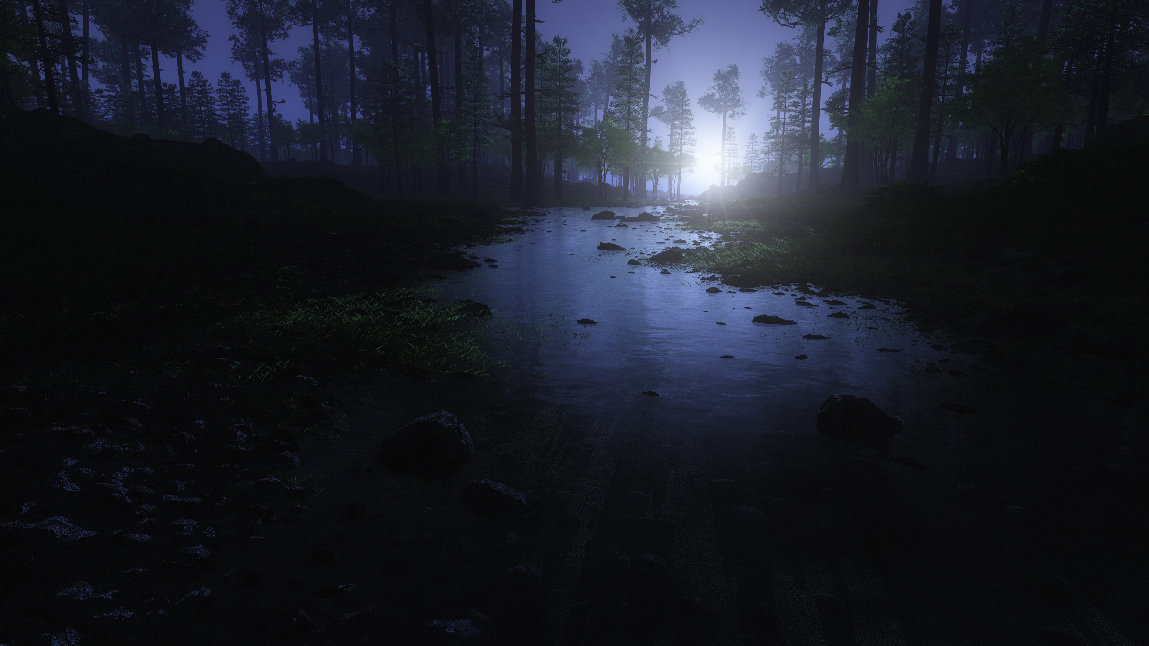 Stream Forest Wallpapers