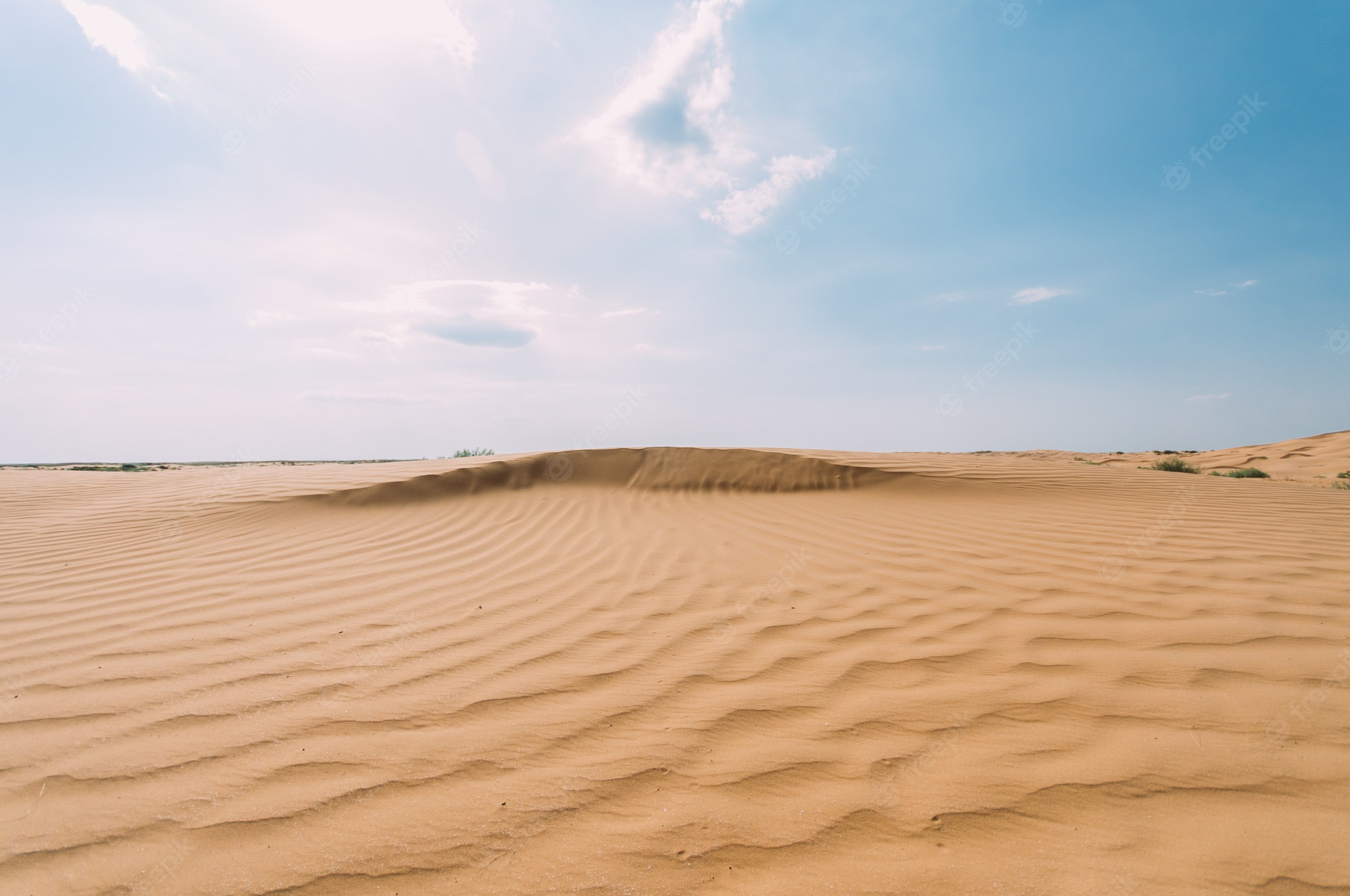 Sunny Day In Desert 4K Wallpapers