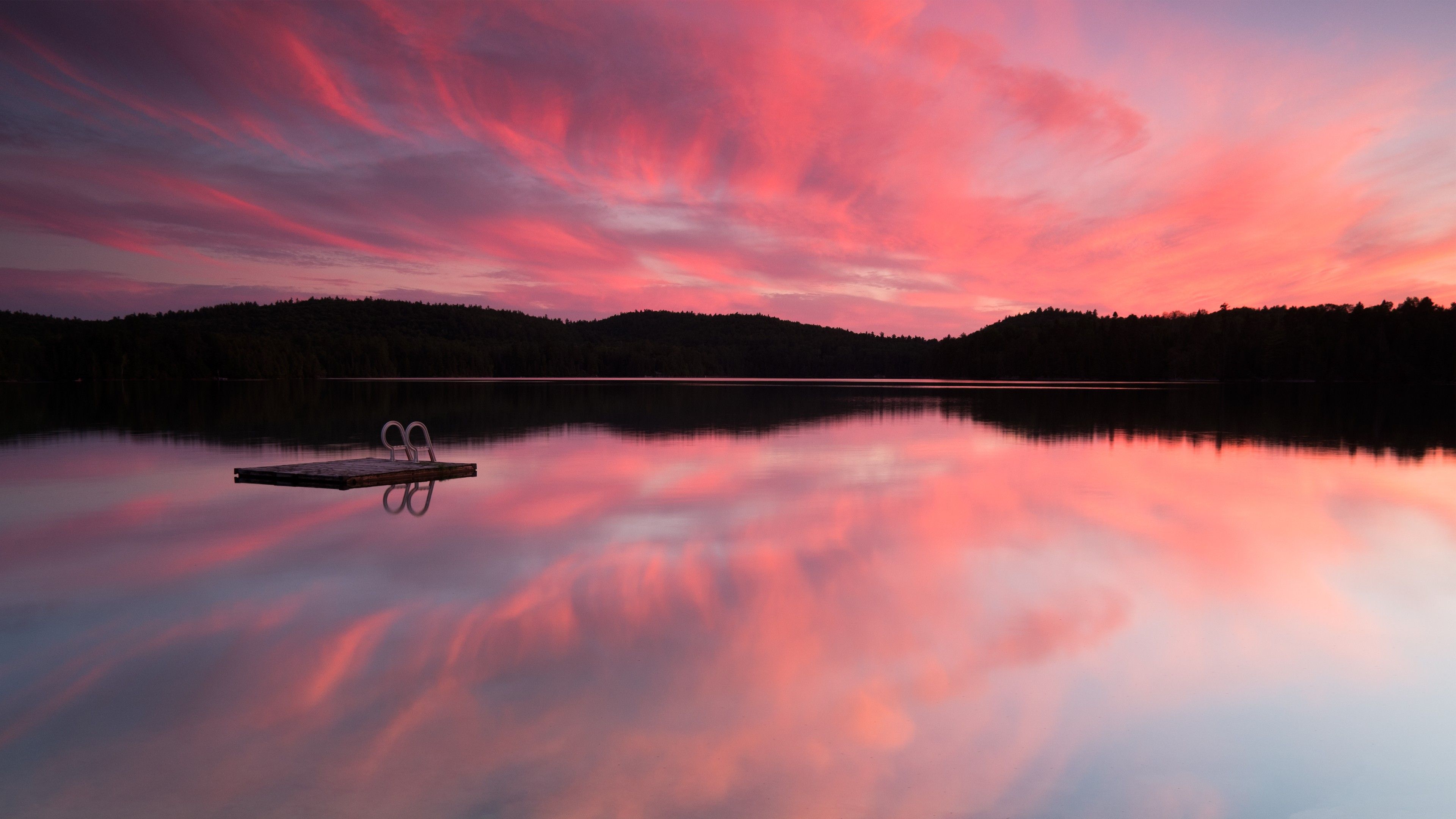 Sunrise Reflection On Lake Wallpapers