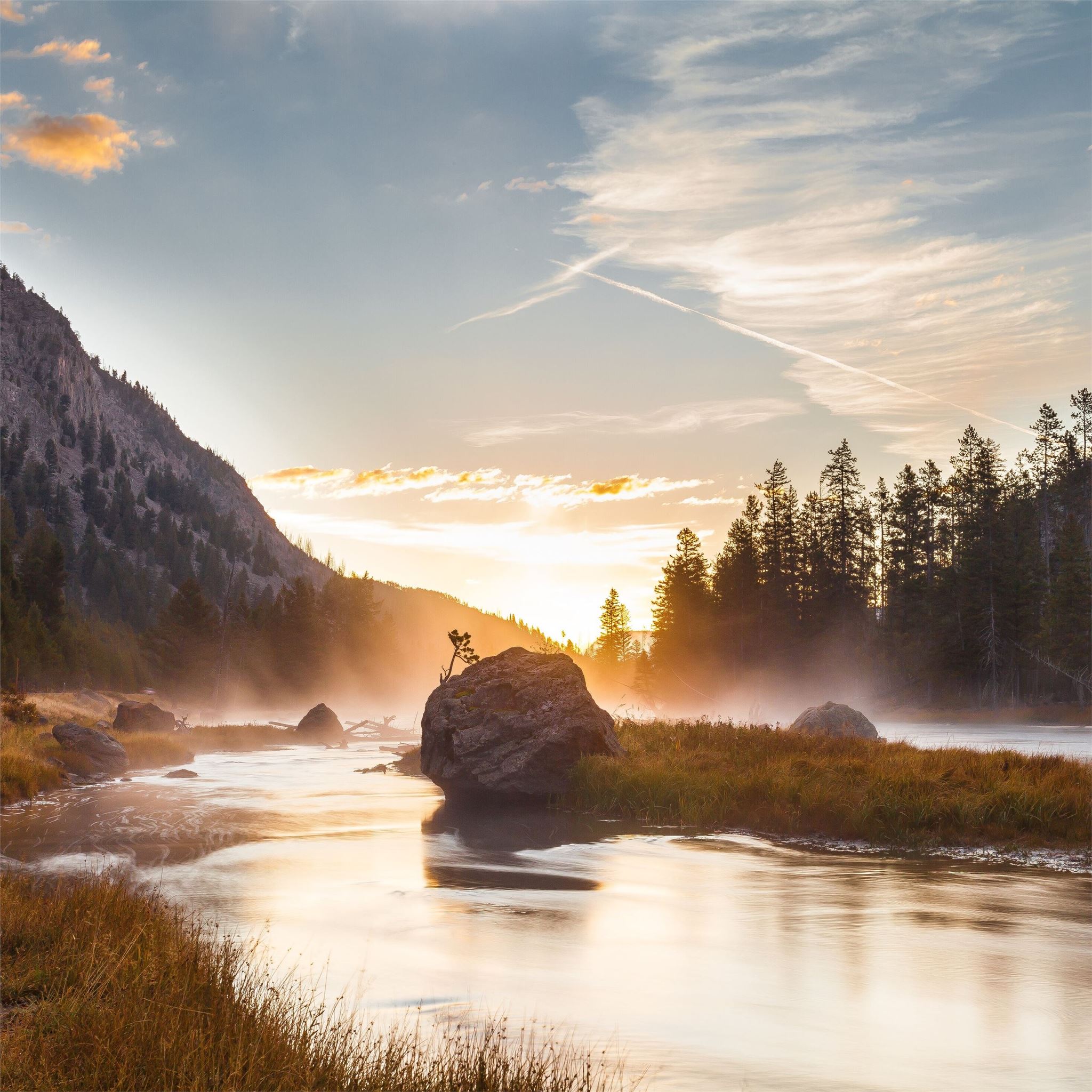 Sunrise Reflection On River Wallpapers