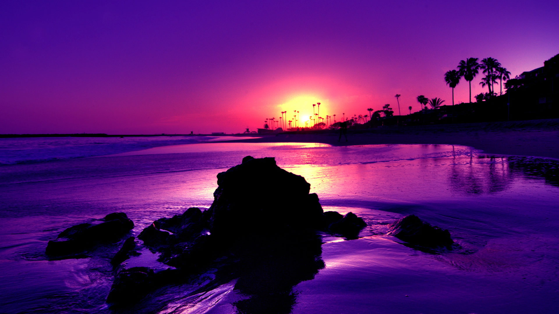 Sunset Beach Wallpapers