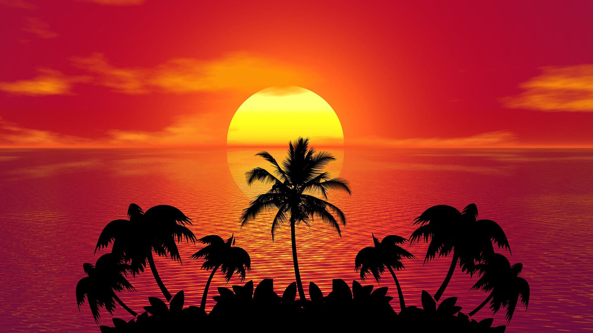 Sunset Beach Wallpapers