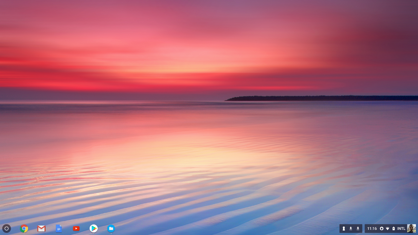 Sunset Chrome Os Stock Wallpapers