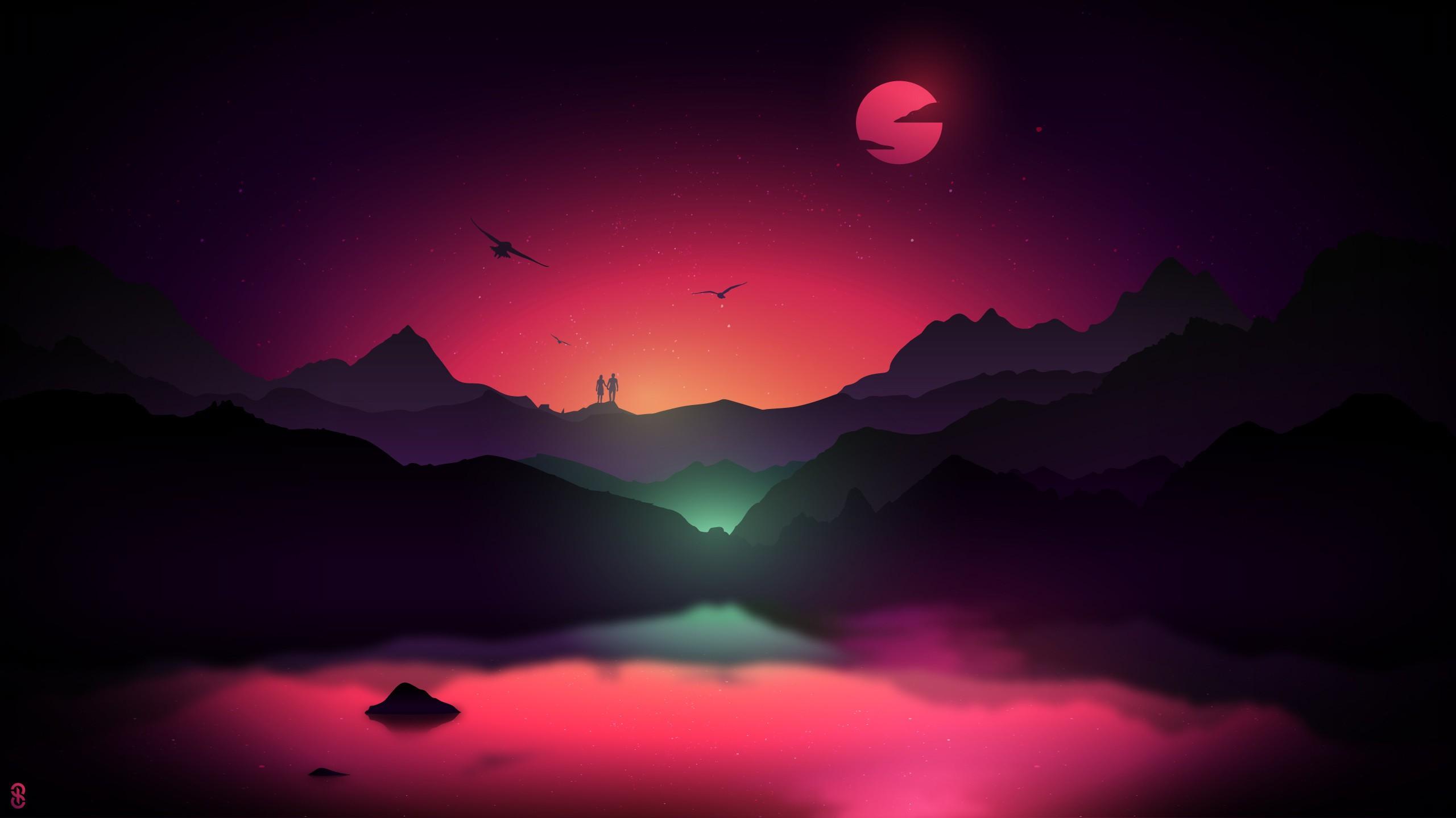 Sunset Digital Art 4K Wallpapers