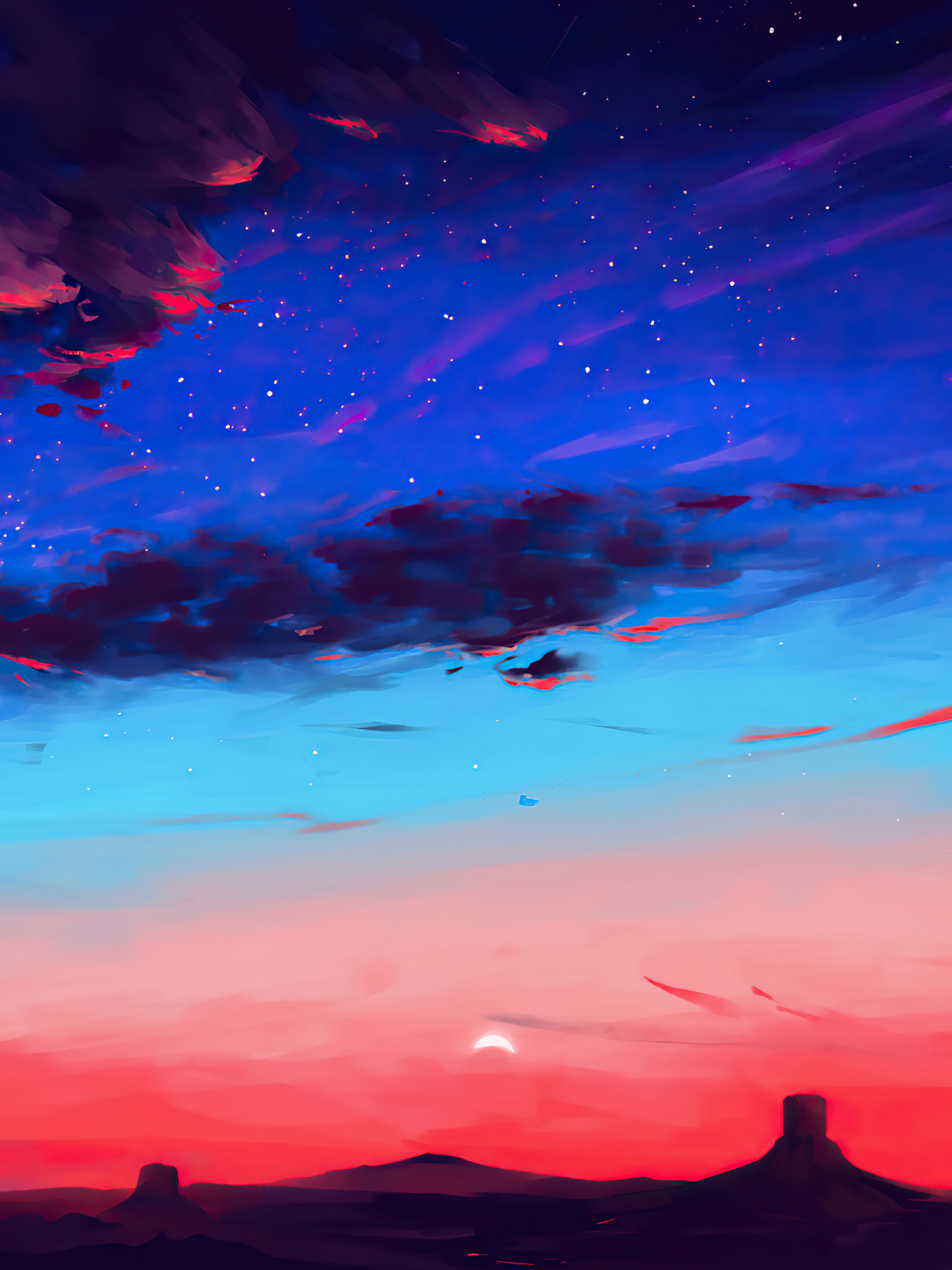 Sunset Digital Art 4K Wallpapers