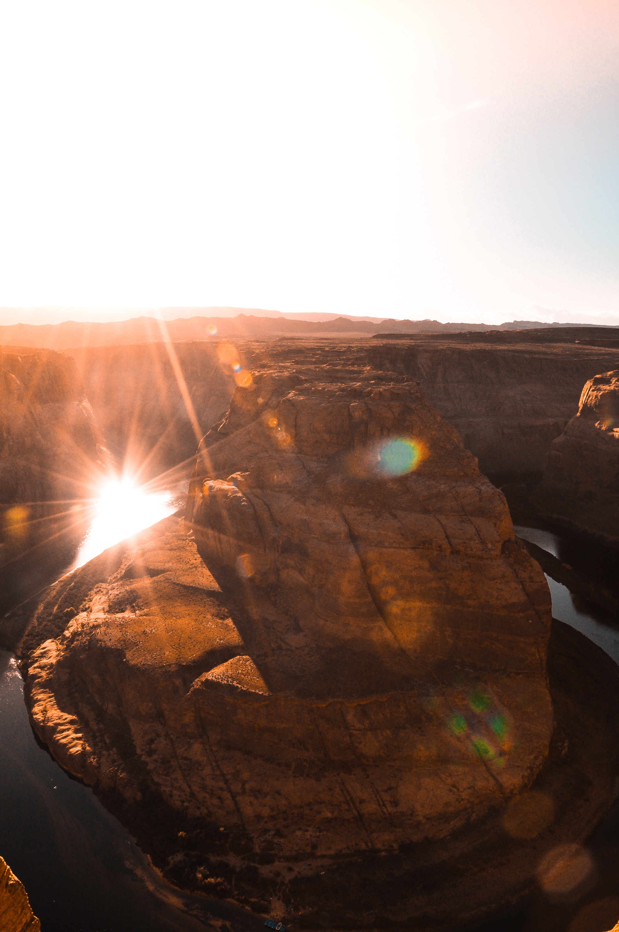 Sunset In Volcano Desert Wallpapers