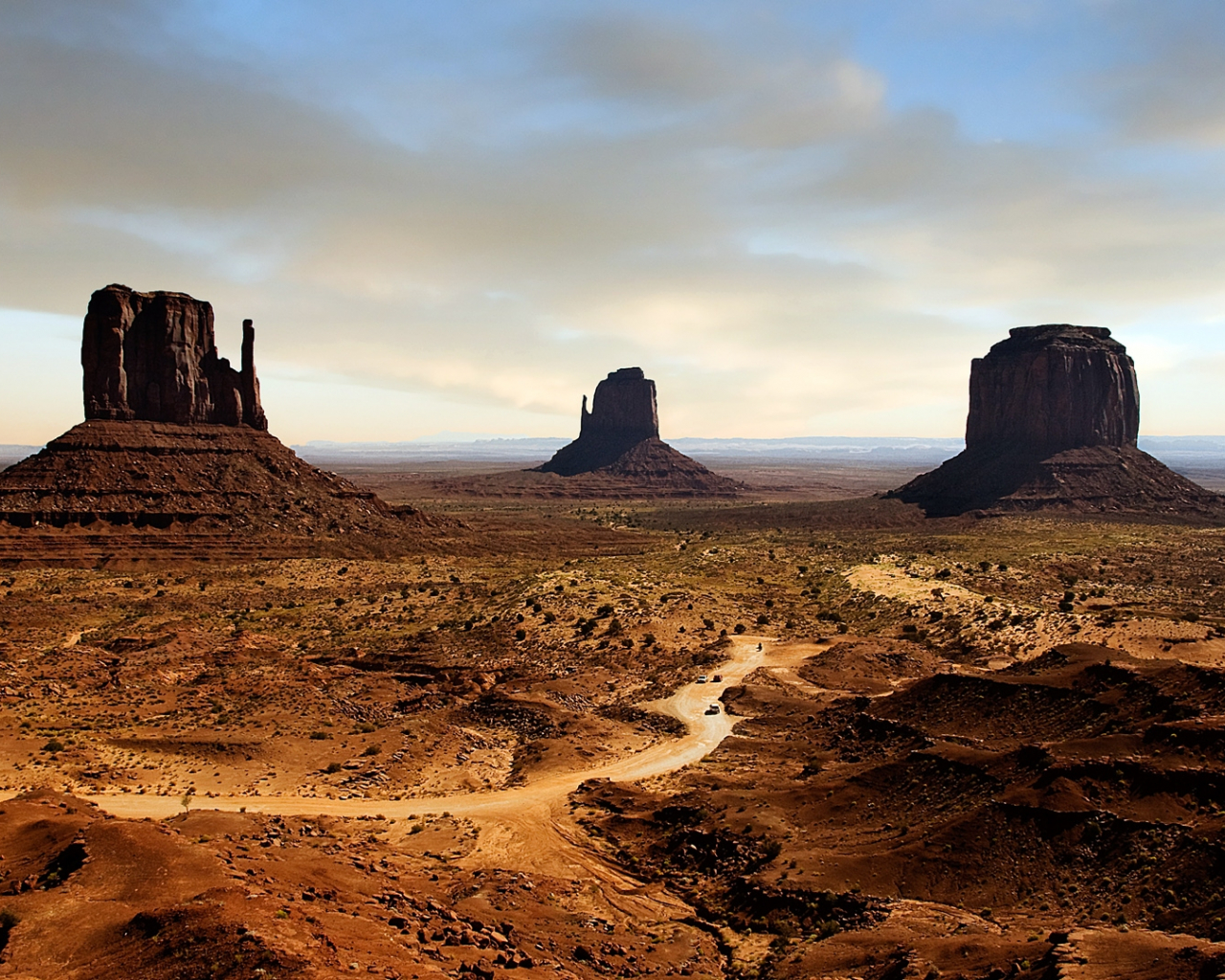 Sunset In Volcano Desert Wallpapers