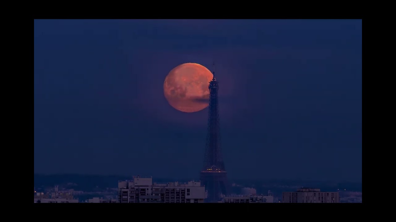 Supermoon Behind The Cerro Armazones Mountain Wallpapers