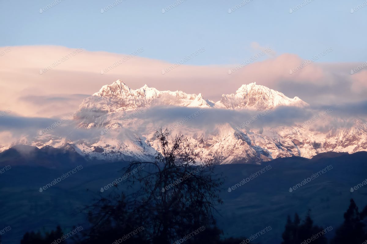 The Andean Mountains At Sunrise Wallpapers