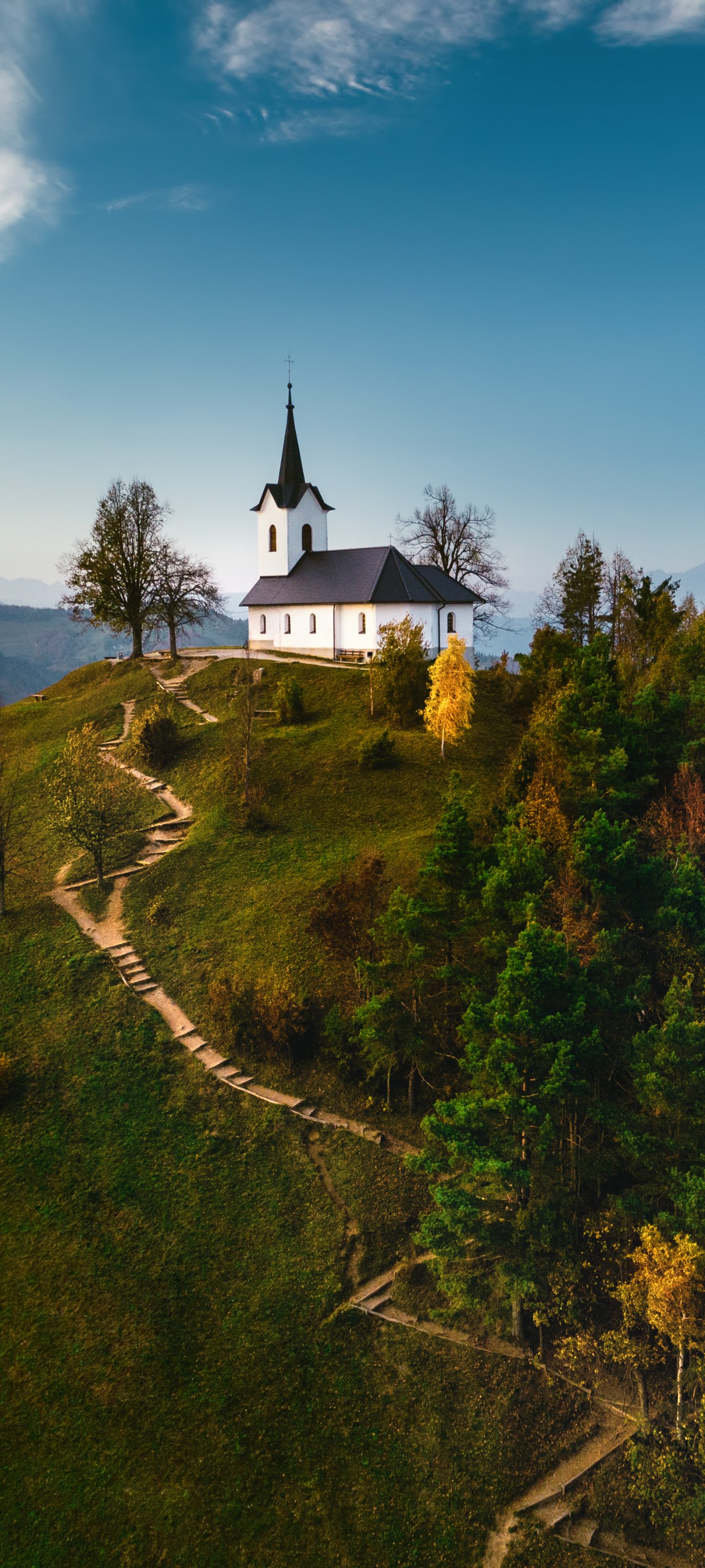 The Sv. Jakob Hill In The Polhov Gradec Hill Range Wallpapers