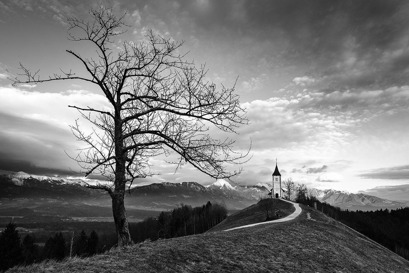 The Sv. Jakob Hill In The Polhov Gradec Hill Range Wallpapers