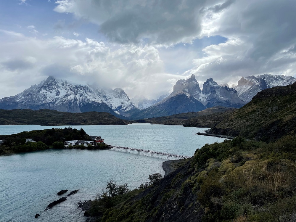 Torres Del Paine Mountains Lake In Chile Wallpapers