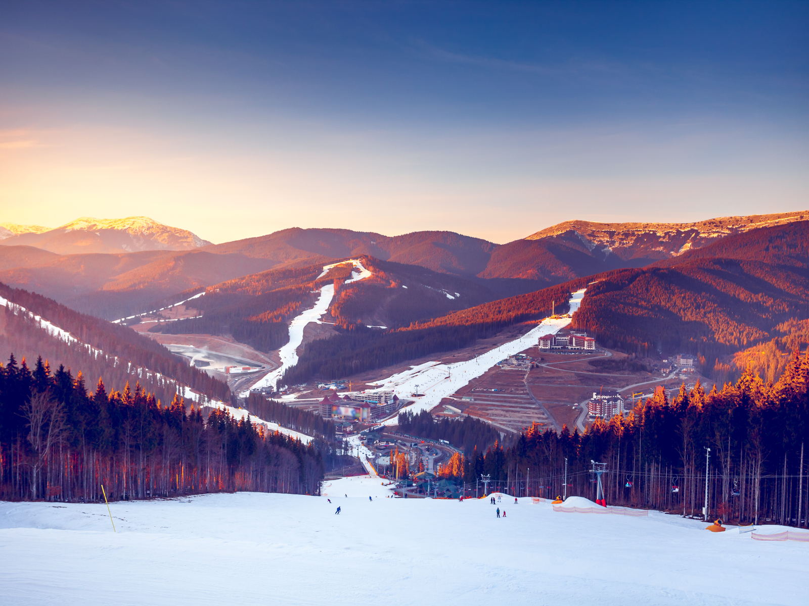 Ukrainian Bukovel In Winter Wallpapers