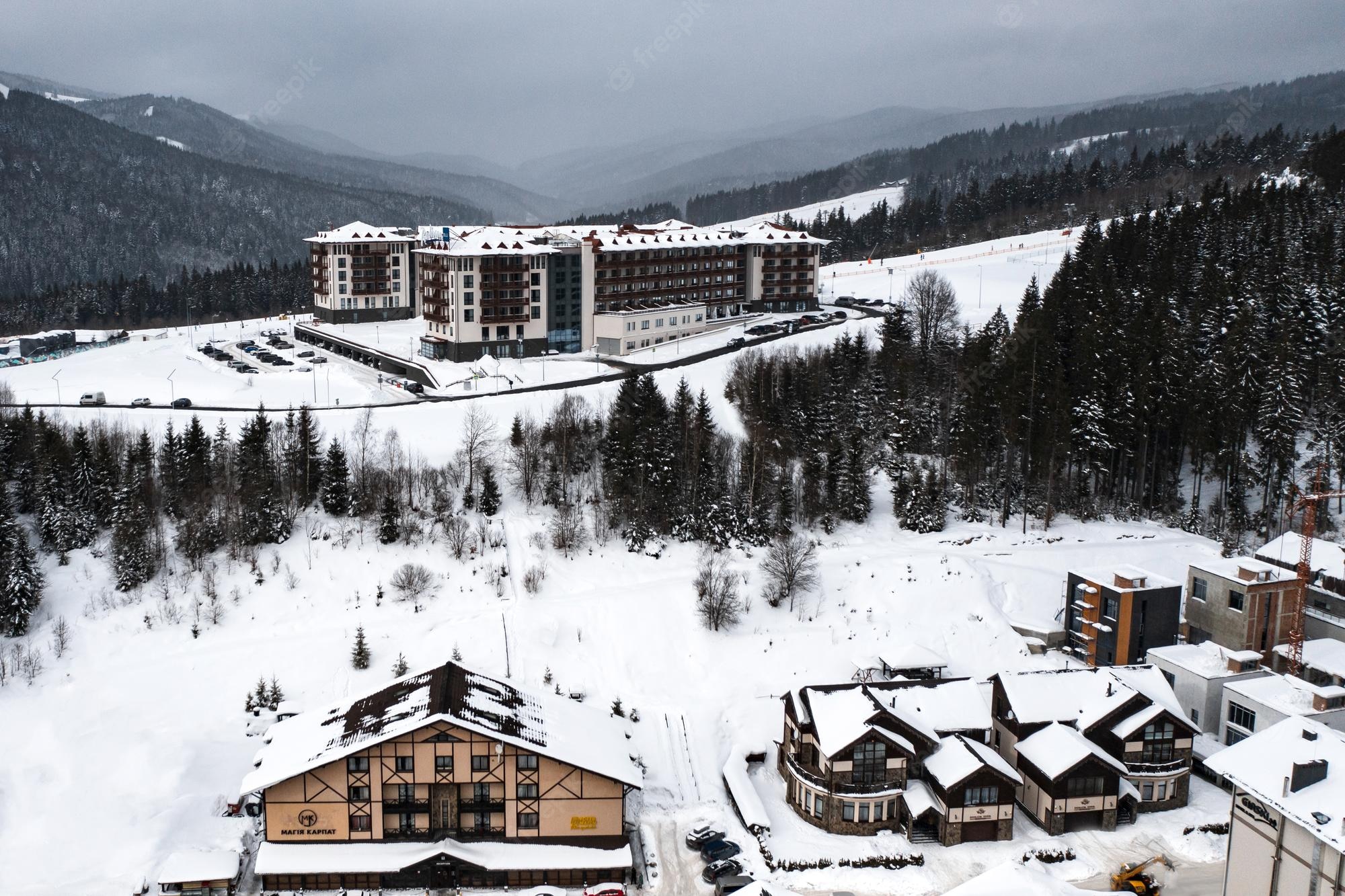 Ukrainian Bukovel In Winter Wallpapers