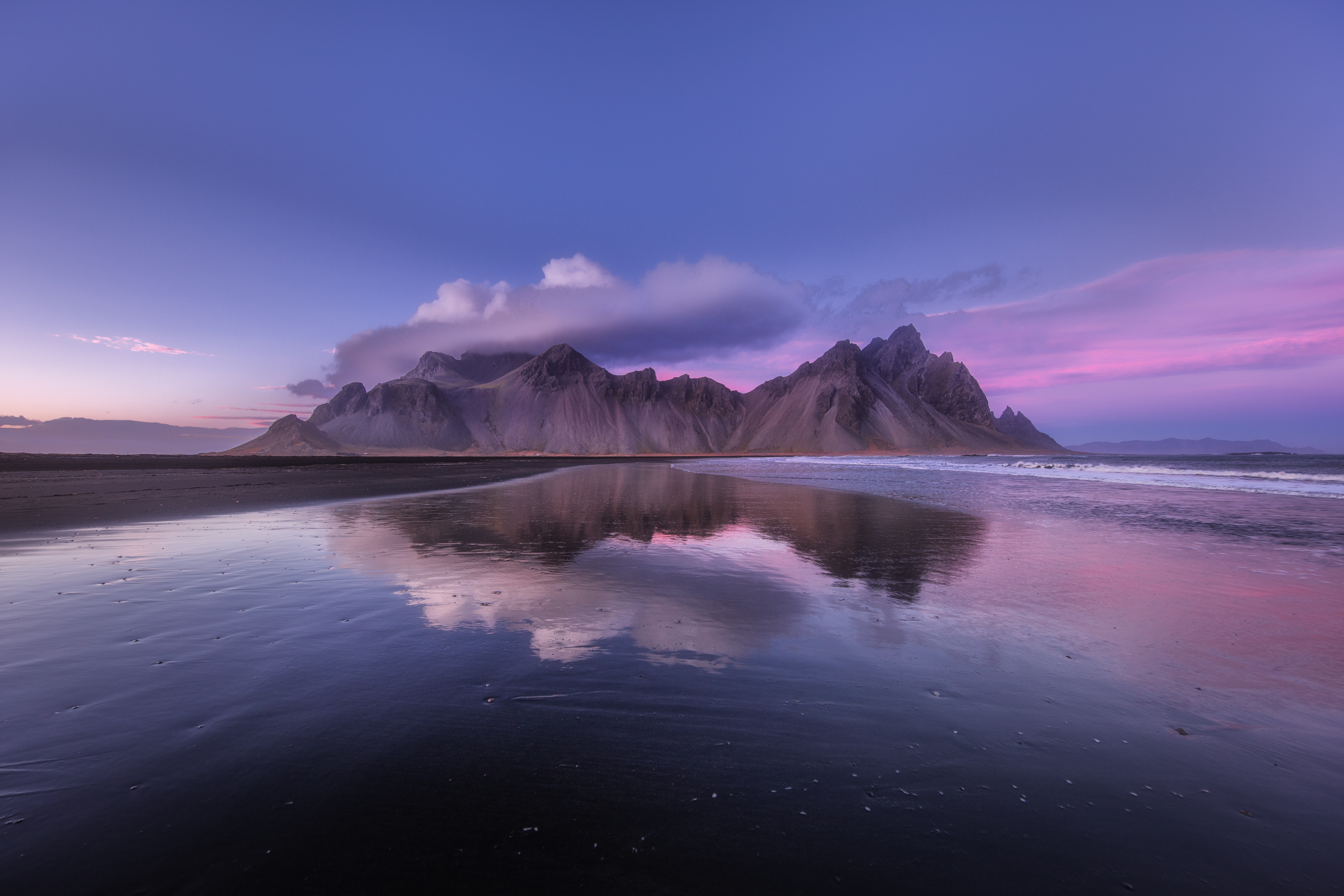 Vestrahorn 4K Ocean Wallpapers