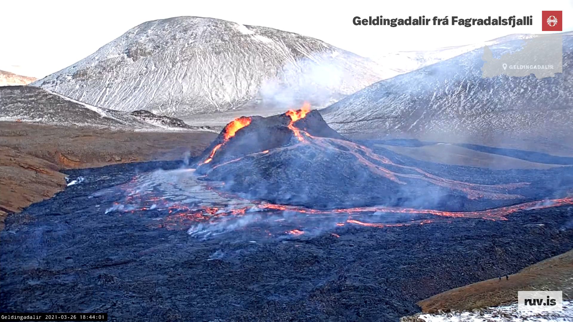 Volcanic Eruption At Geldingadalir Wallpapers