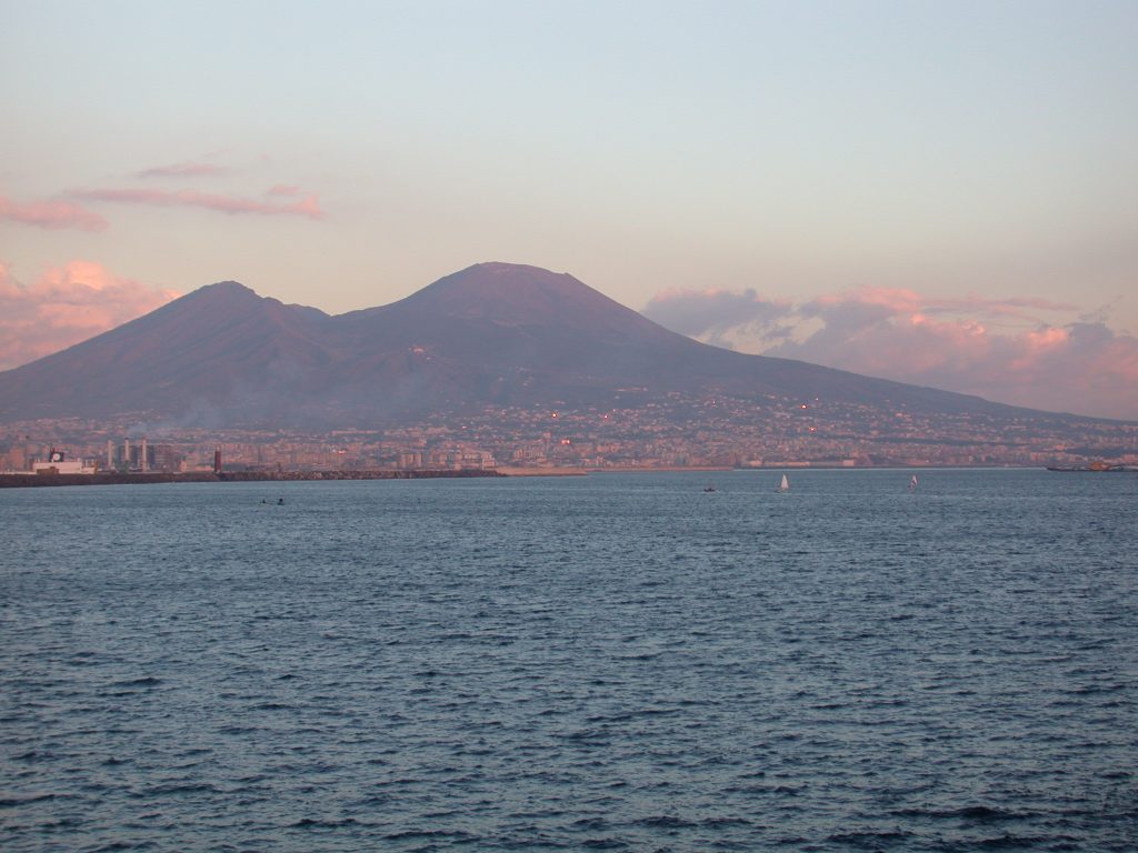 Volcano In Italy Sunset Wallpapers