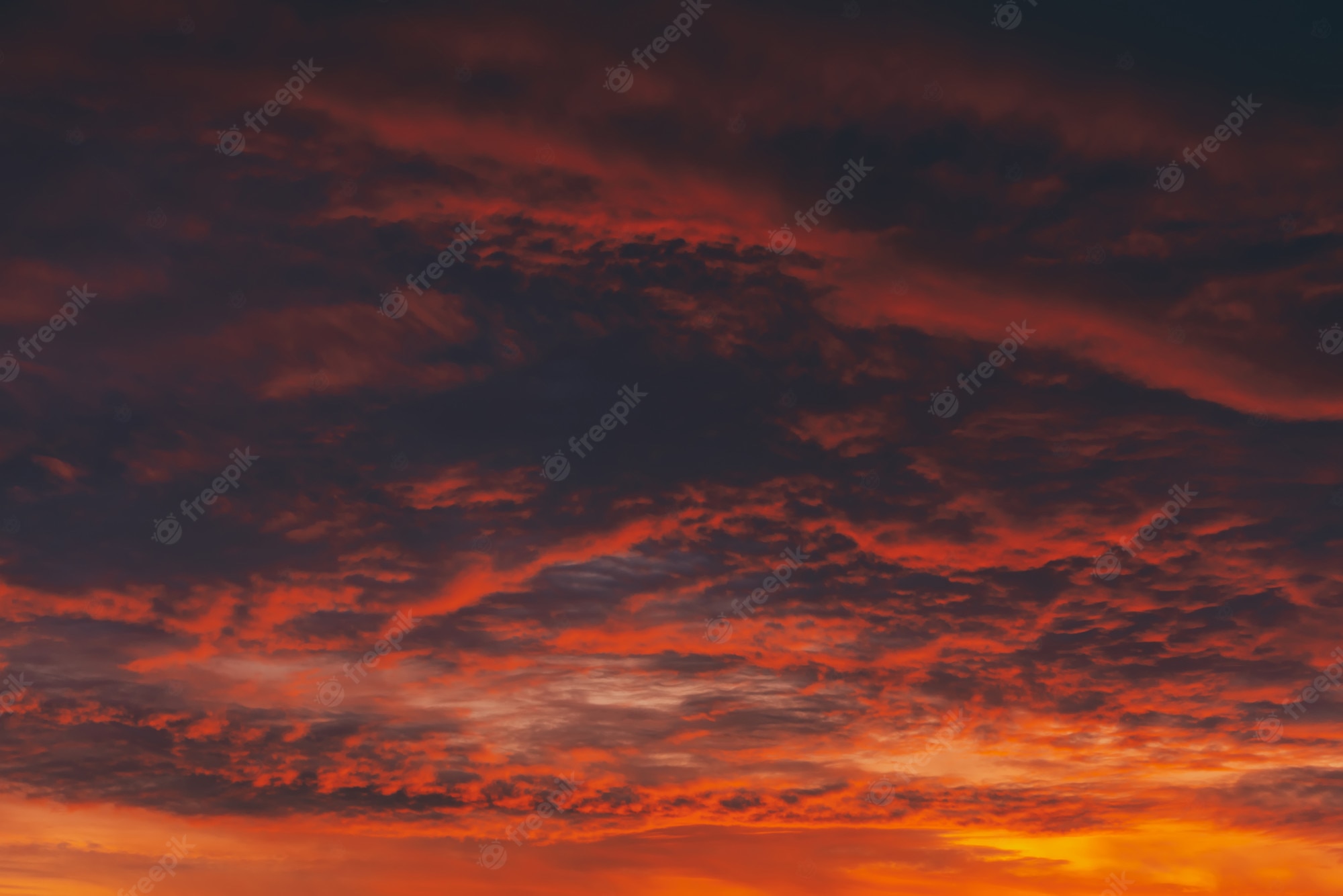Warm Cloudy Evening Sunrise Wallpapers