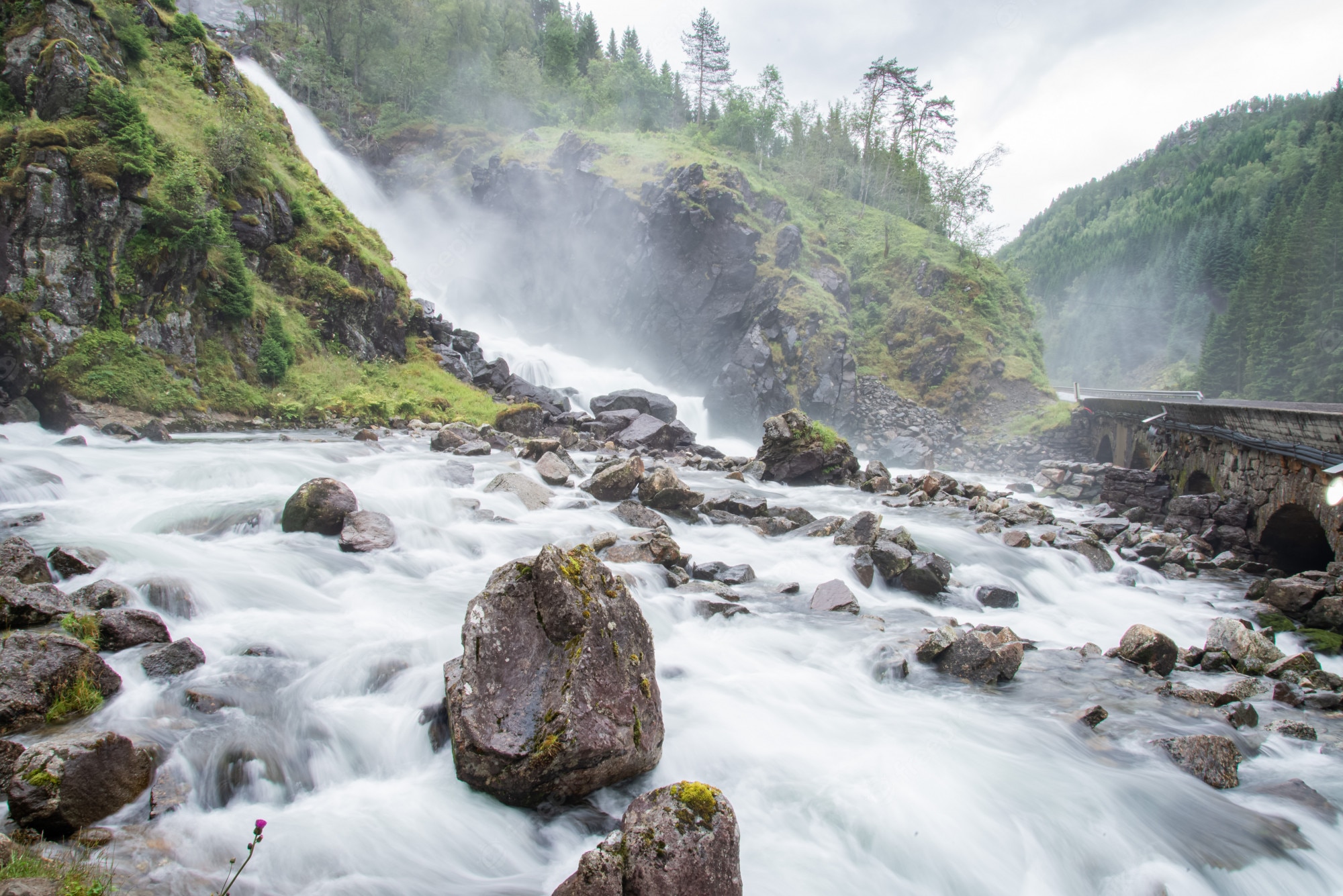 Waterfall Hd Norway Wallpapers