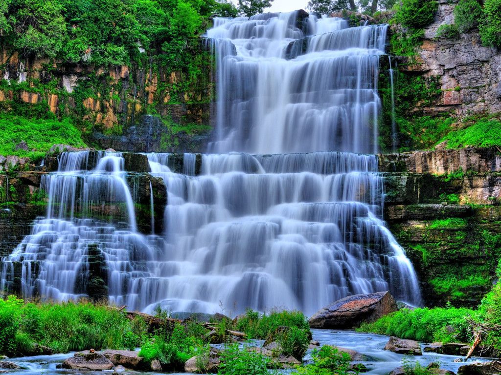 Waterfall Landscape Wallpapers