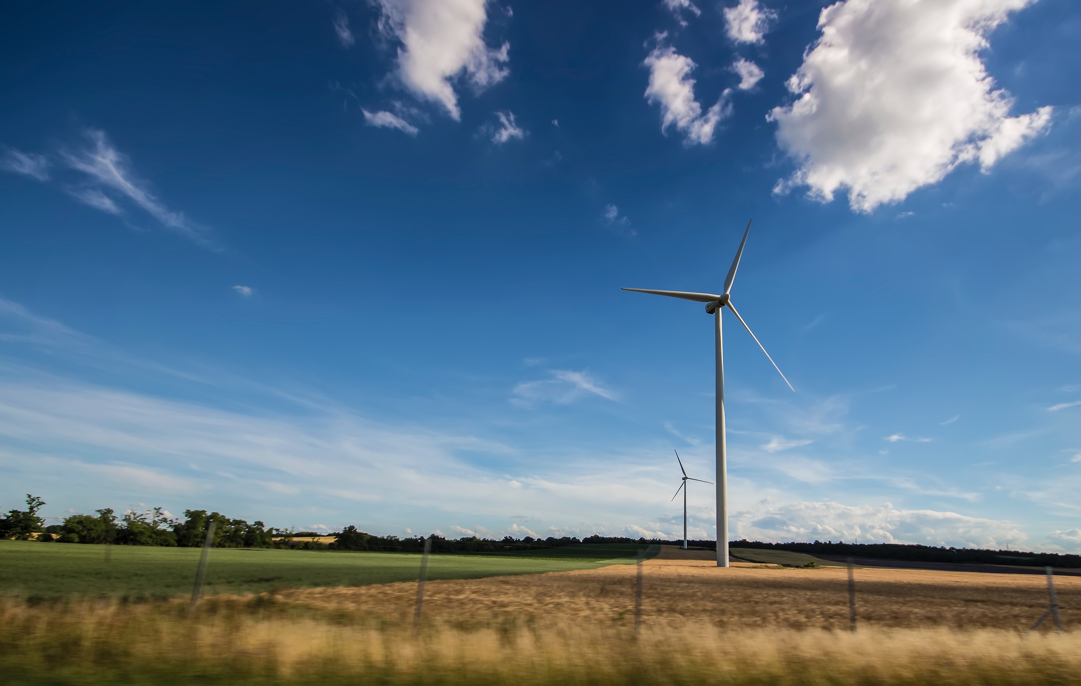 Wind Turbine Hd Field Wallpapers