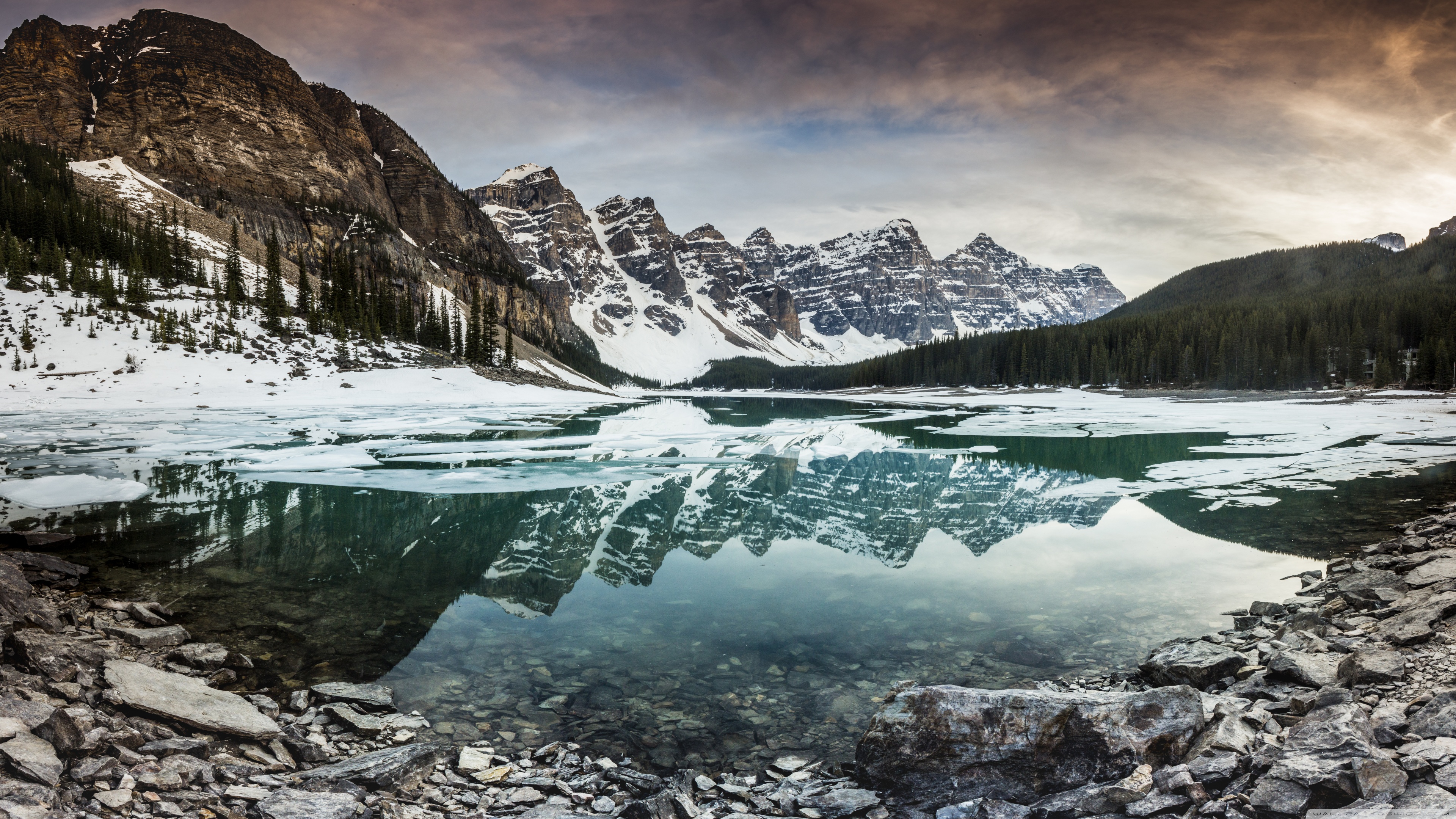 Winter 4K Mountains Wallpapers