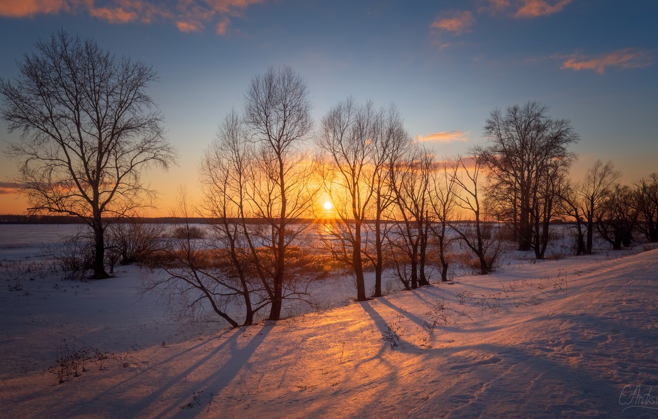 Winter Sunset Photography Wallpapers