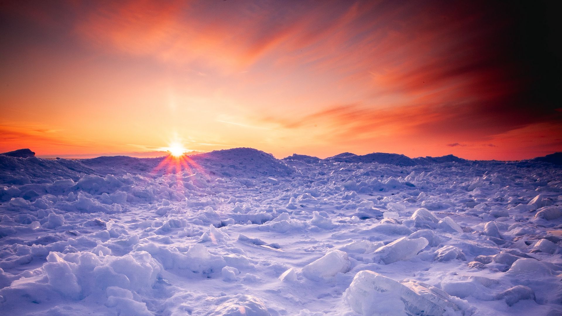 Winter Sunset Photography Wallpapers