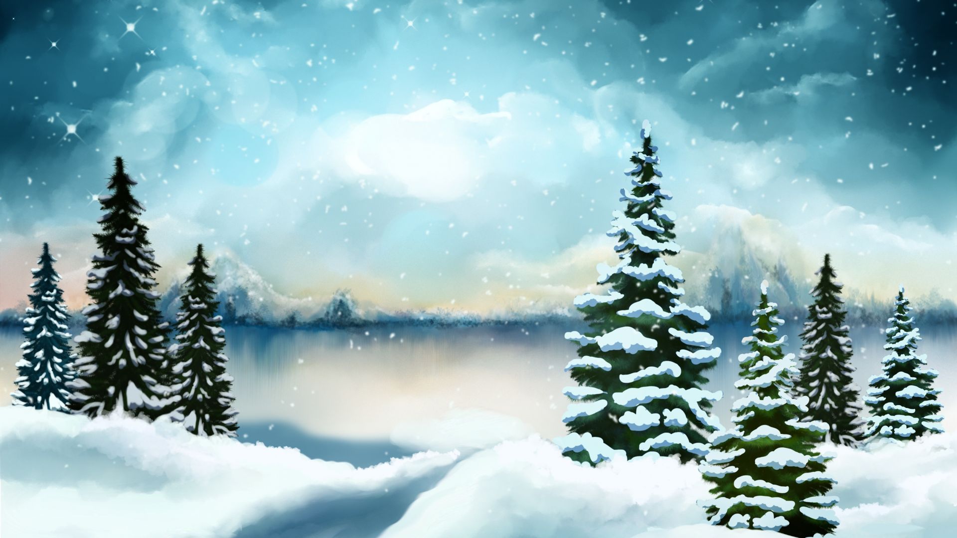 Winter Digital Backgrounds