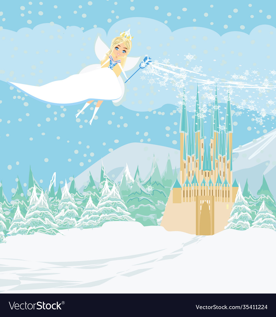 Winter Fairy Background