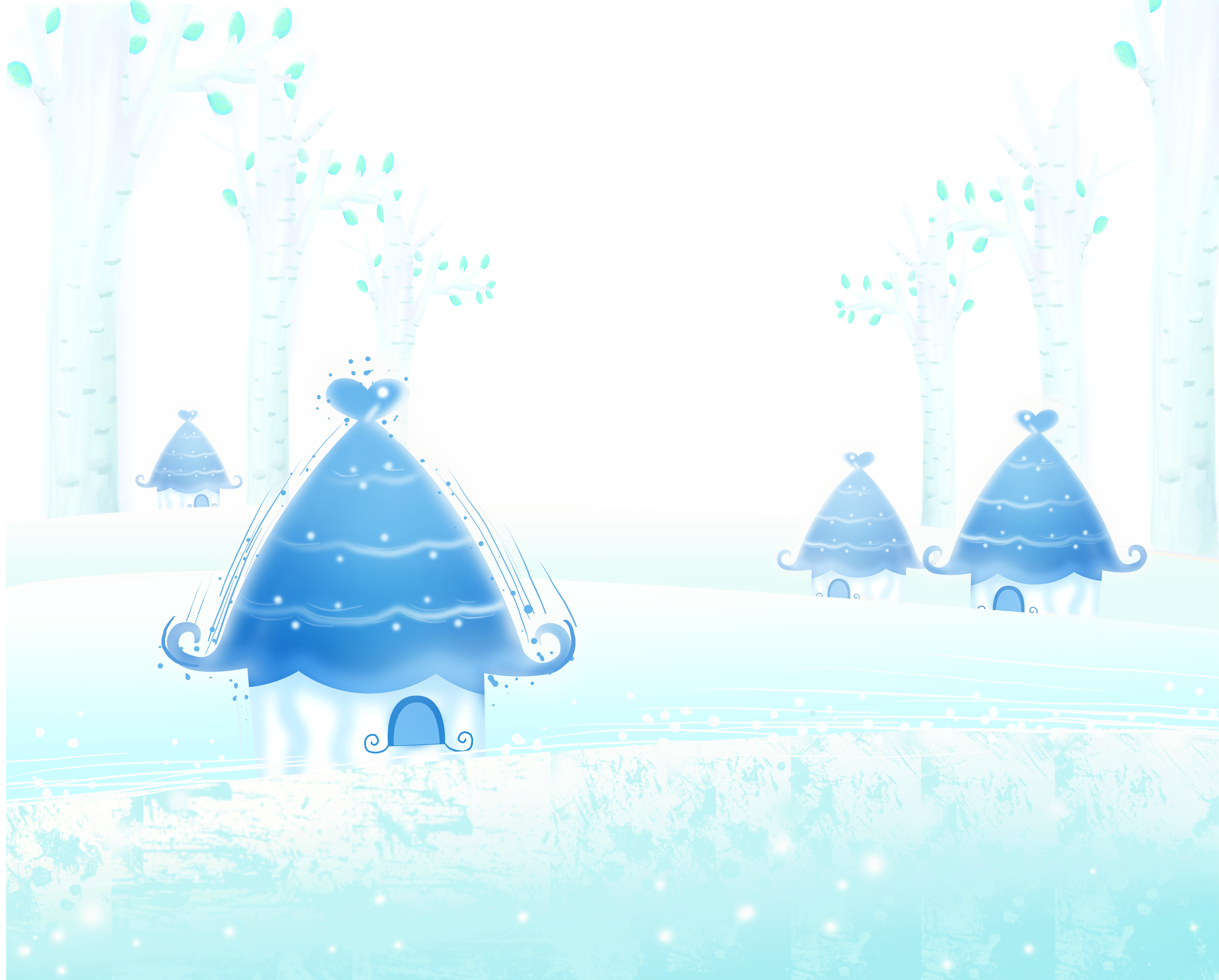 Winter Fairy Background