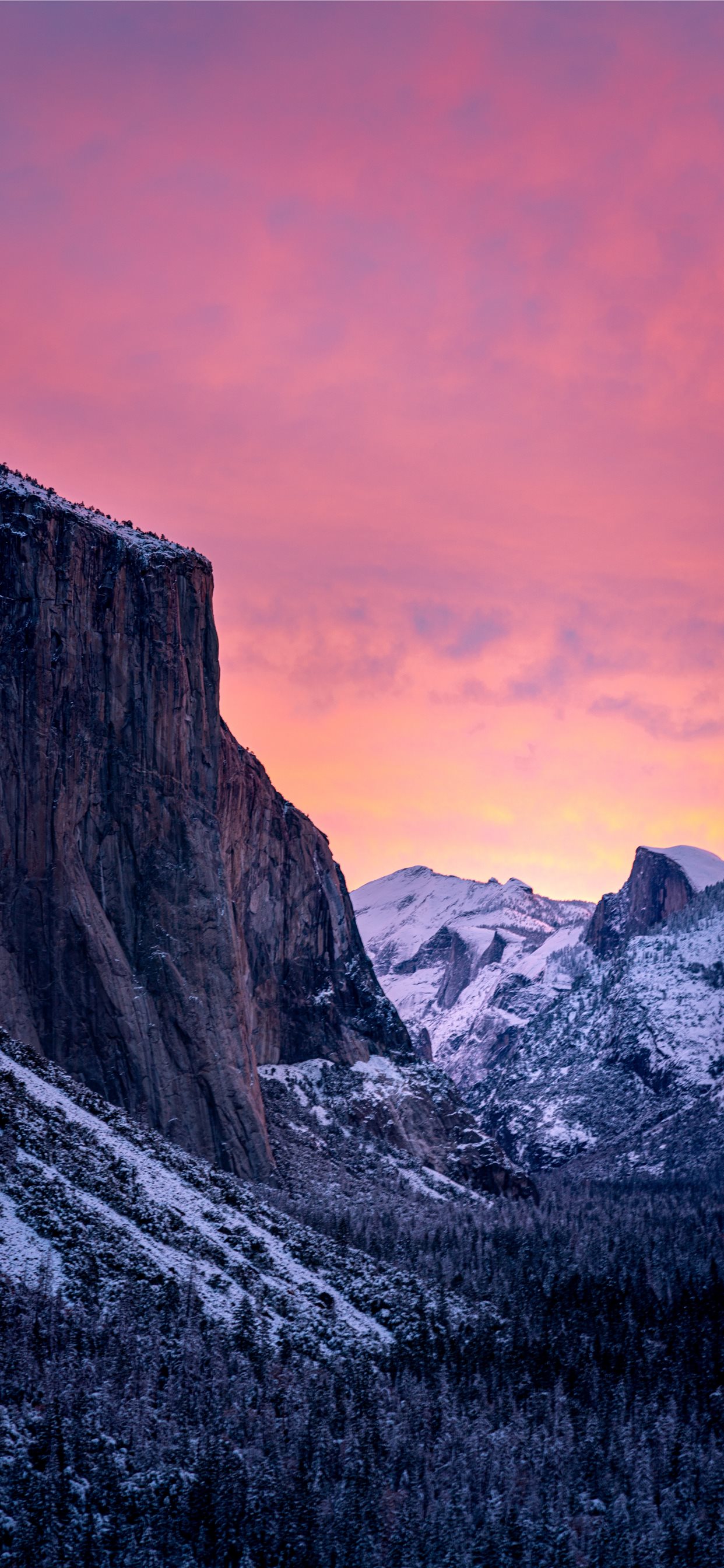 Winter Sunrise Background