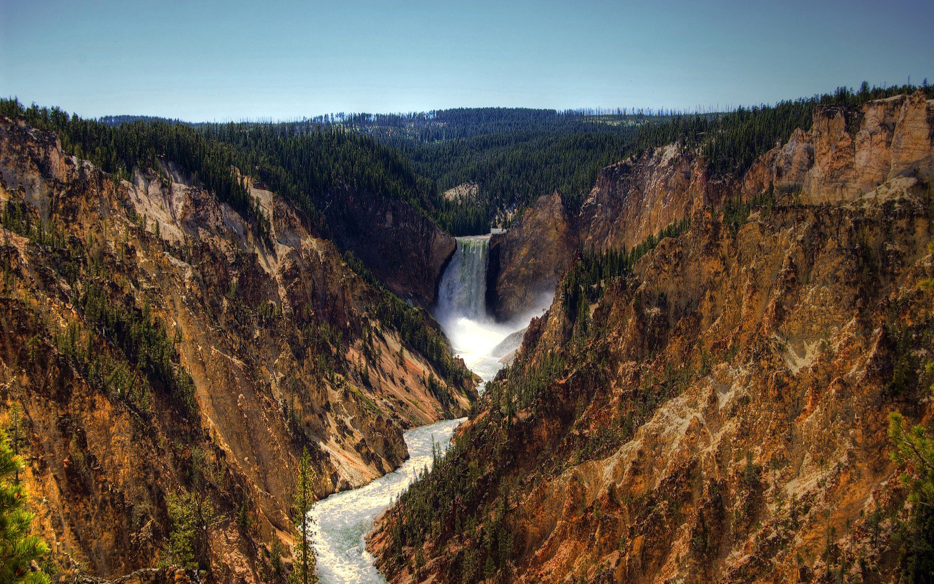 Yellowstone Falls Wallpapers