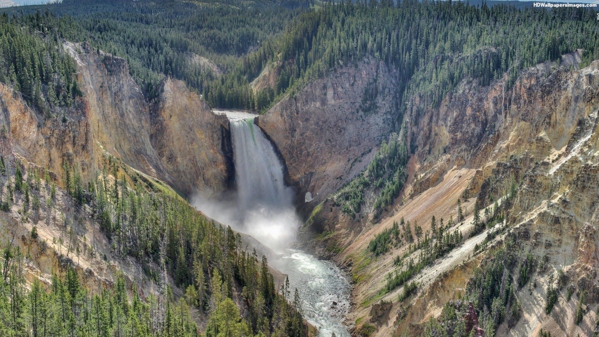 Yellowstone Falls Wallpapers