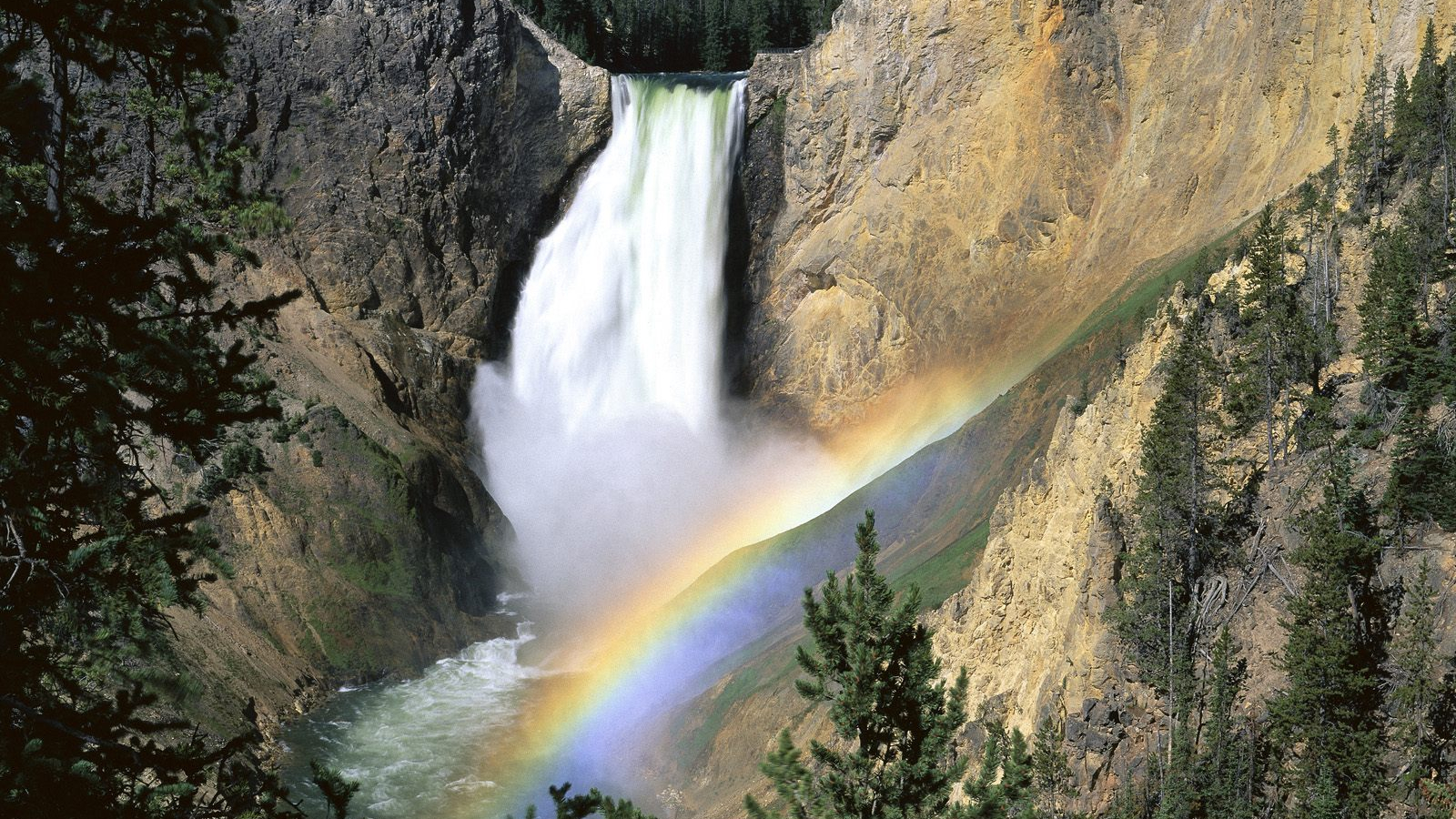 Yellowstone Falls Wallpapers